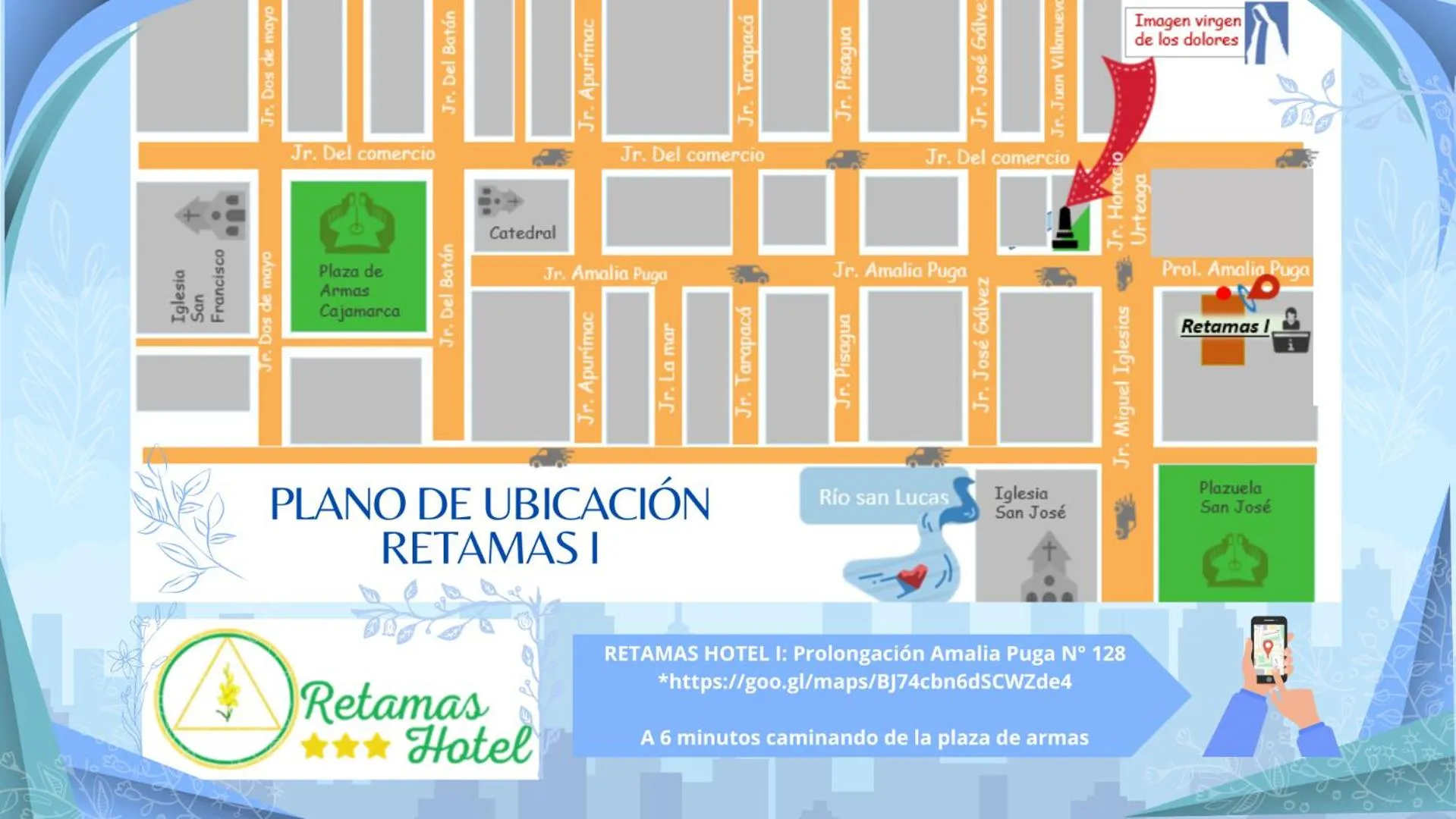 Logo/Certificate/Sign in Retamas Hotel