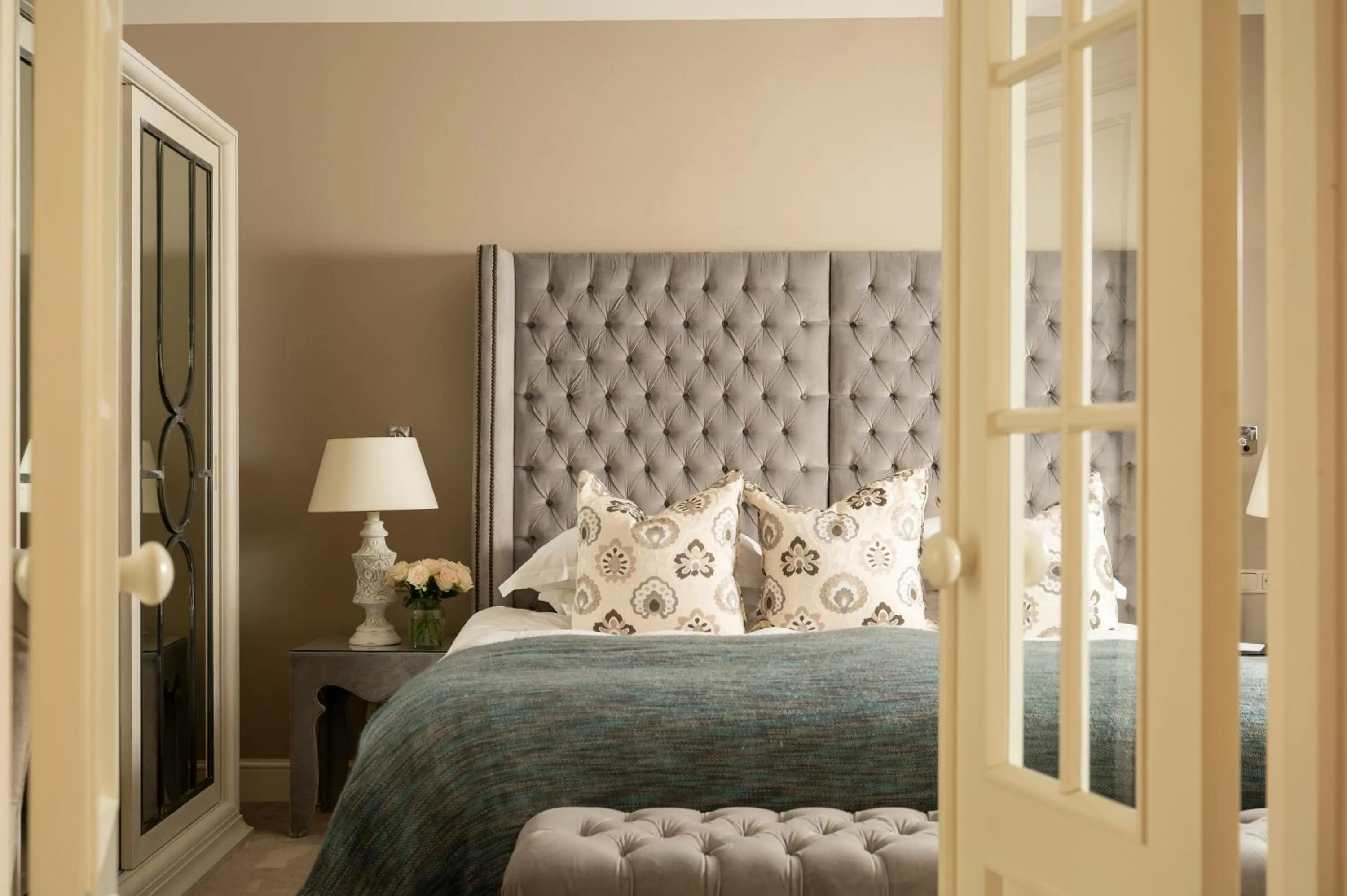 Bed in Schlössle Hotel - Small Luxury Hotels of the World