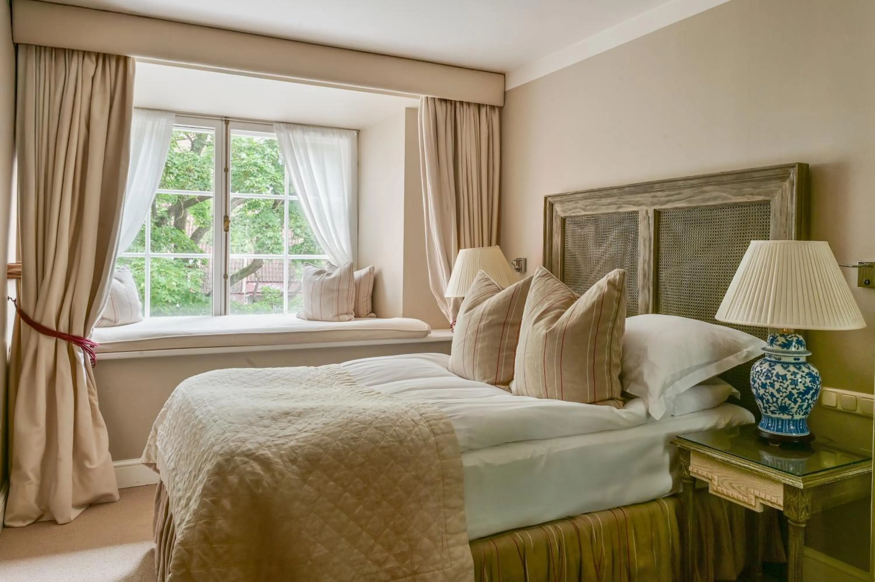 Bed in Schlössle Hotel - Small Luxury Hotels of the World