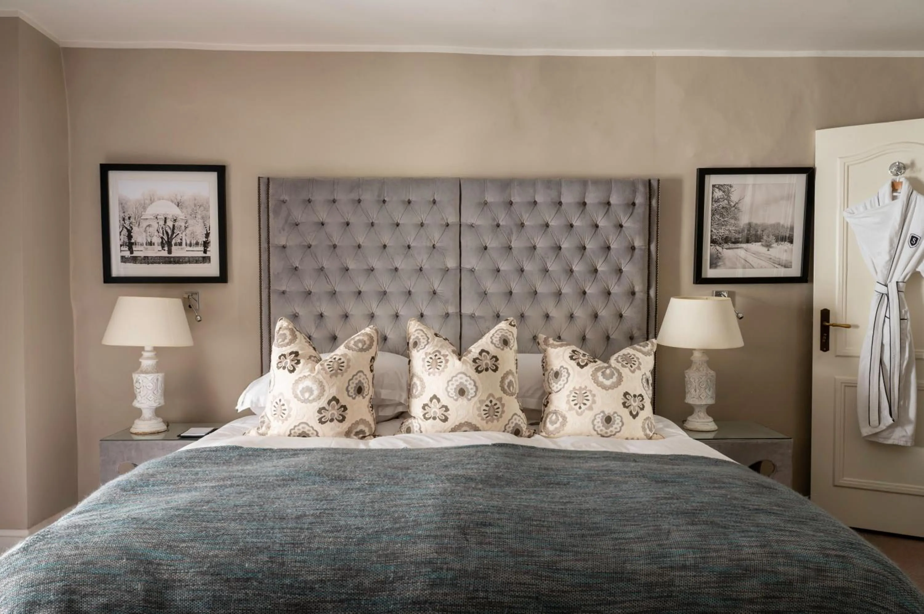 Bed in Schlössle Hotel - Small Luxury Hotels of the World