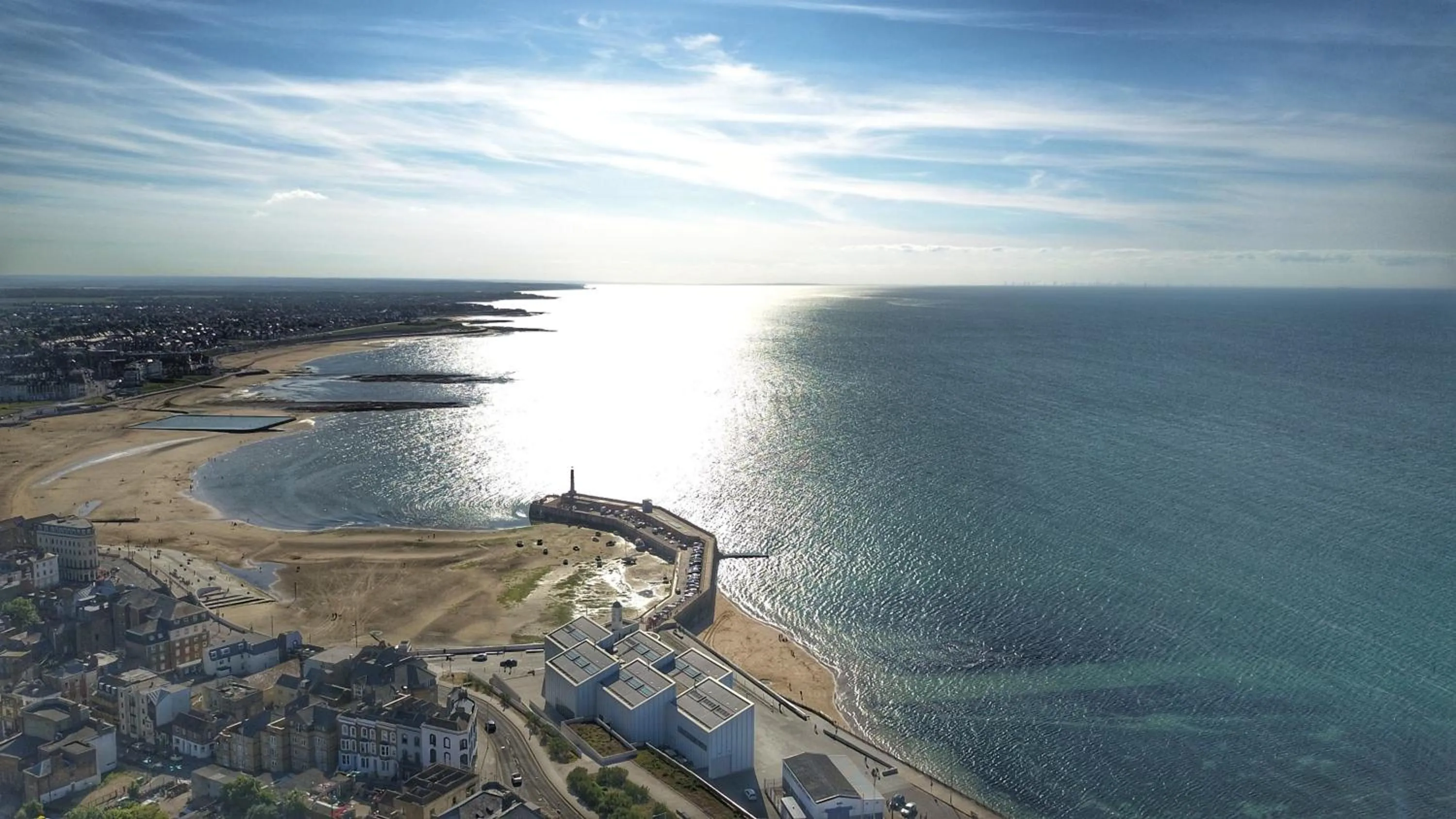 Bird's eye view in Sea View Sanctuary Apartment!