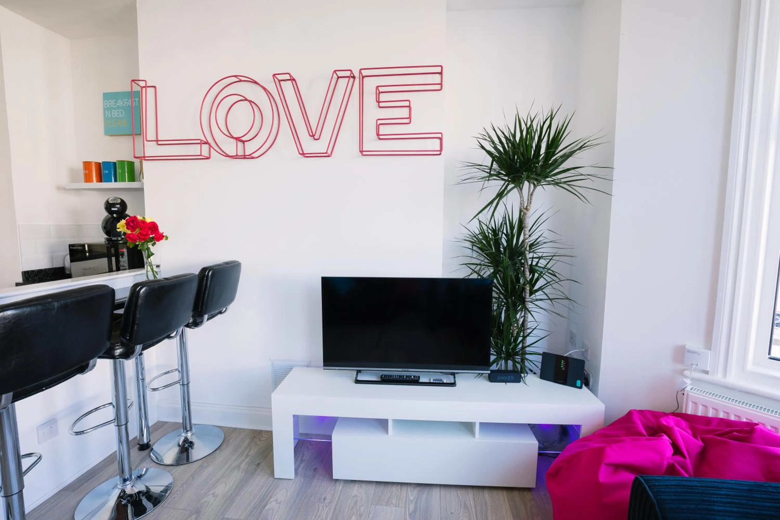 BBQ facilities in Sea View Sanctuary Apartment!