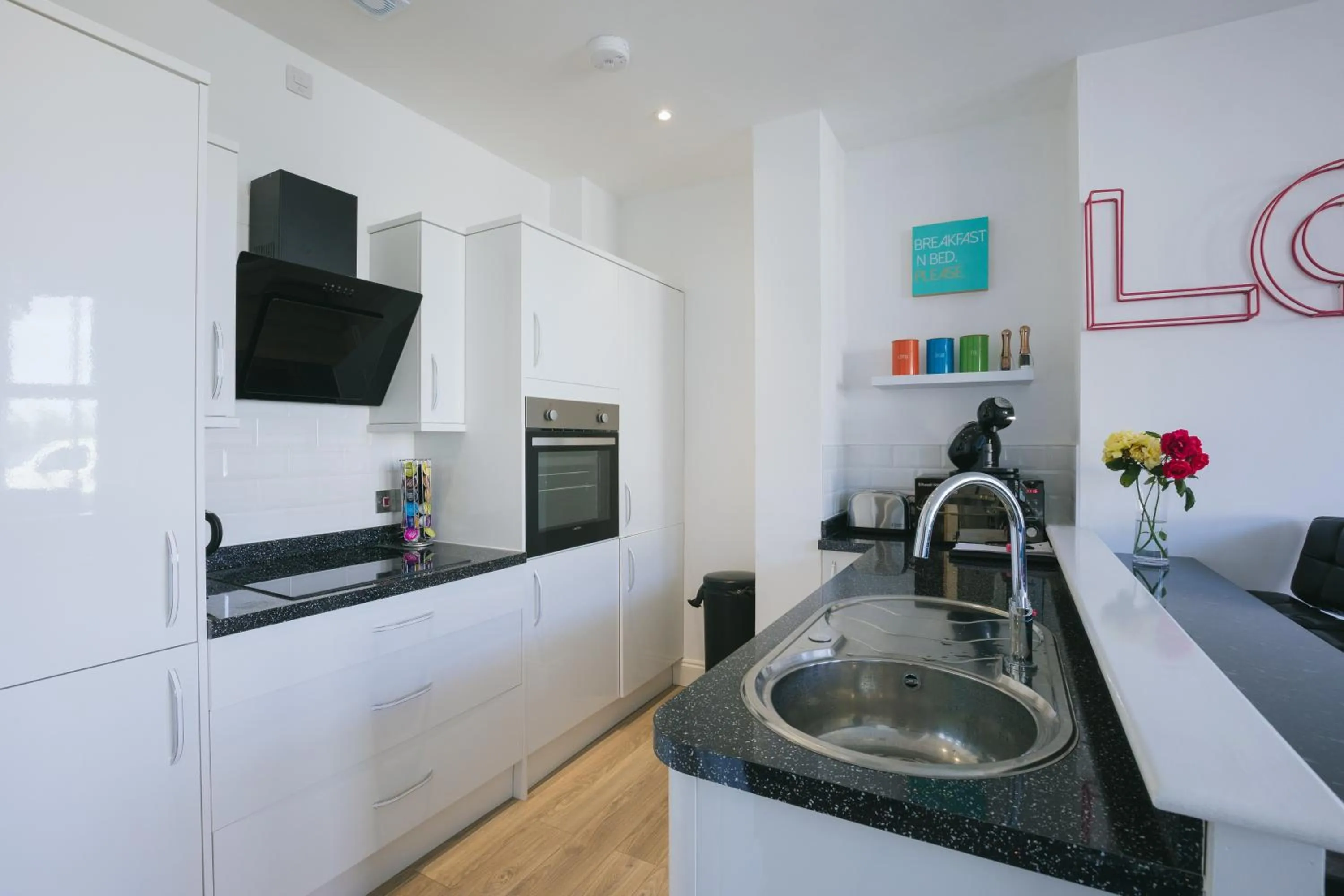 BBQ facilities in Sea View Sanctuary Apartment!