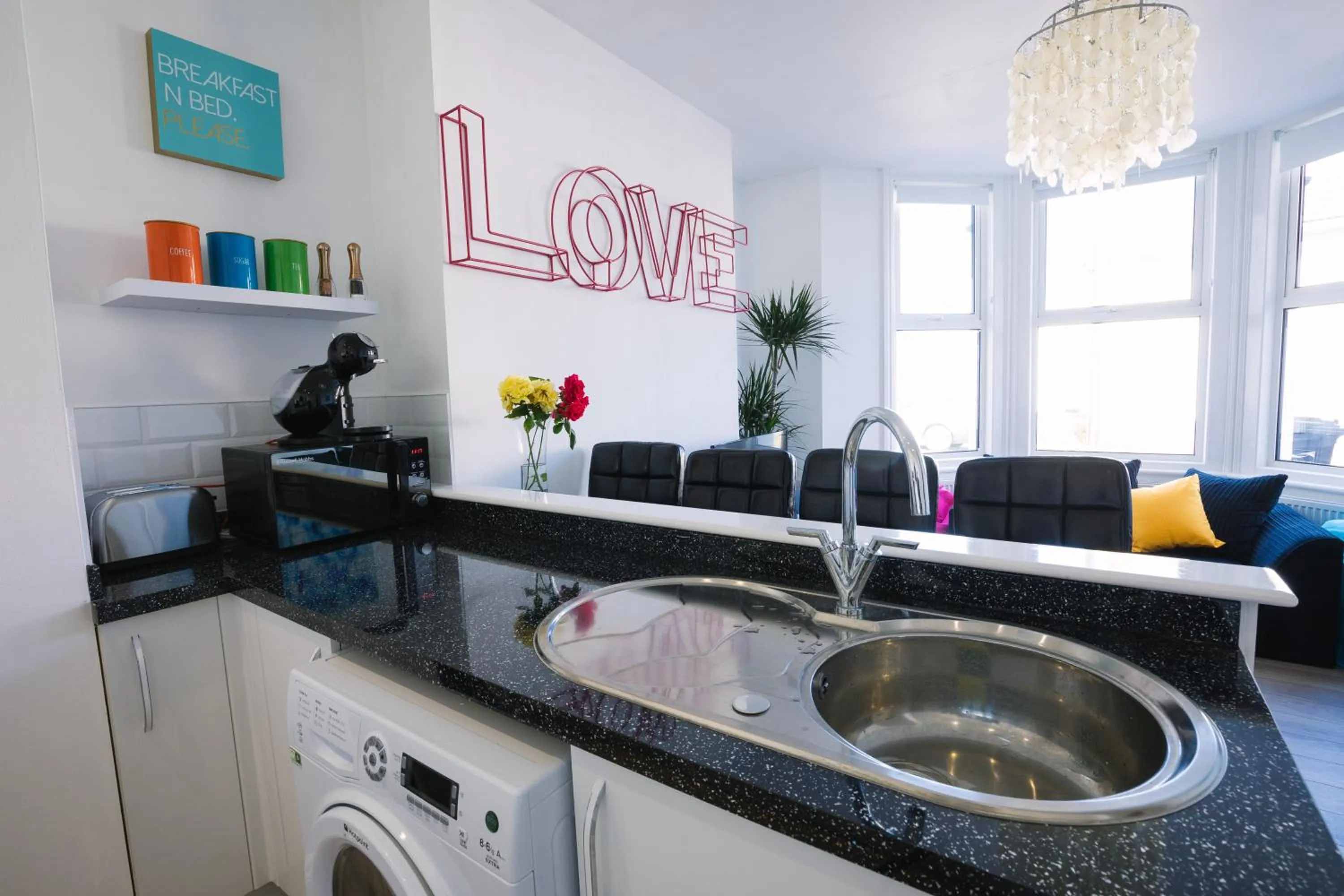 BBQ facilities in Sea View Sanctuary Apartment!