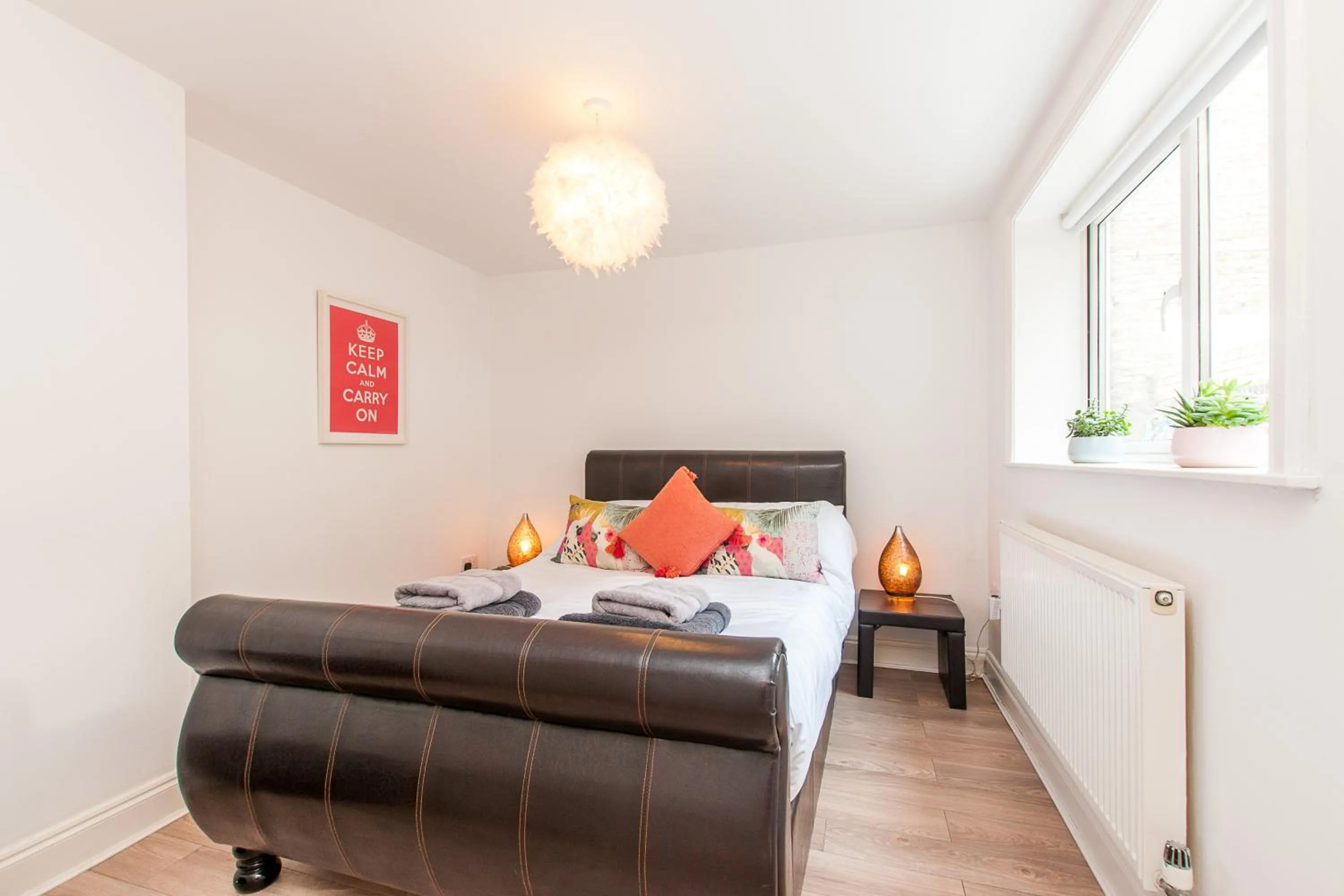 Bedroom, Bed in Sea View Sanctuary Apartment!