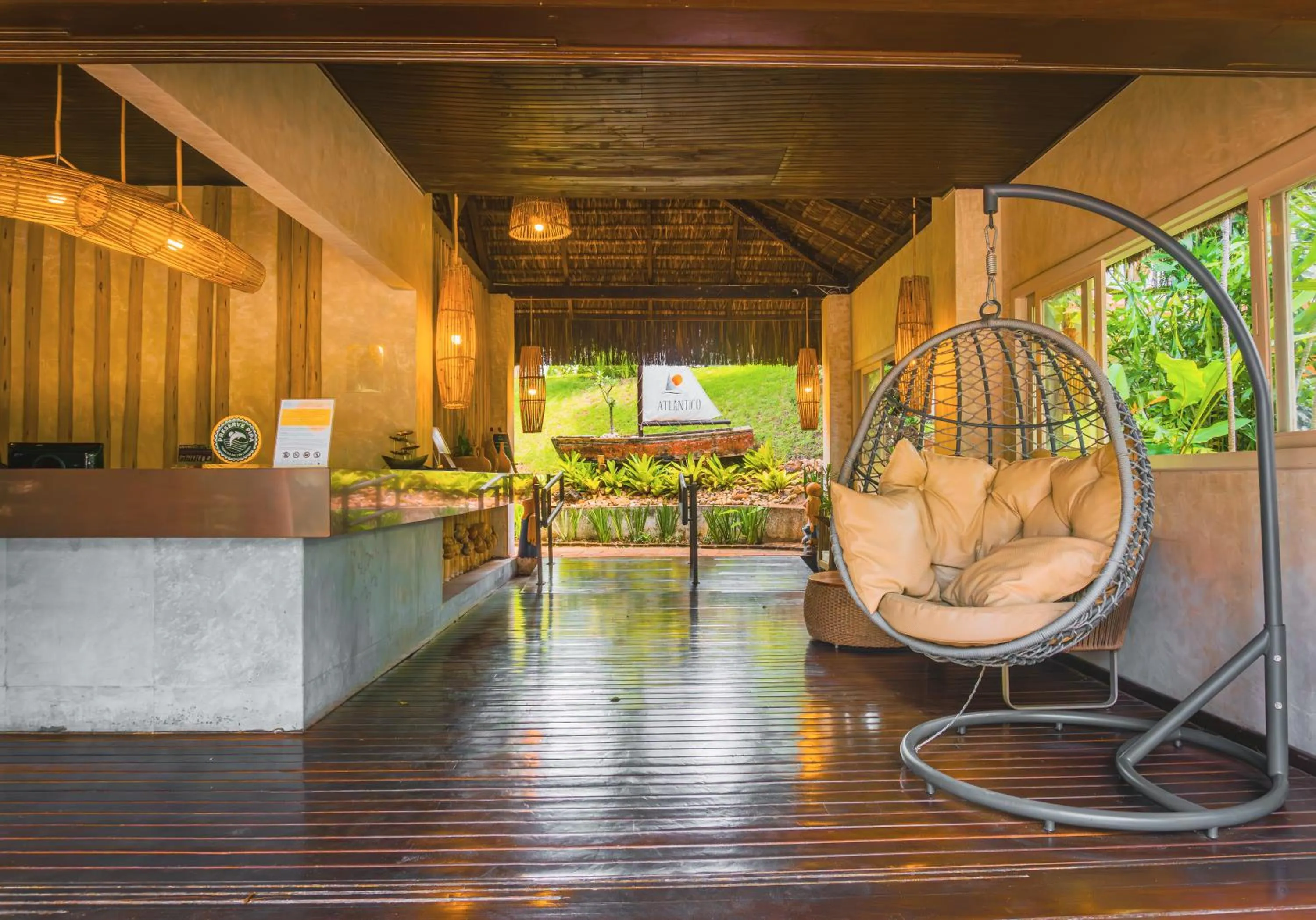 Lobby or reception in Hotel Pipa Atlântico