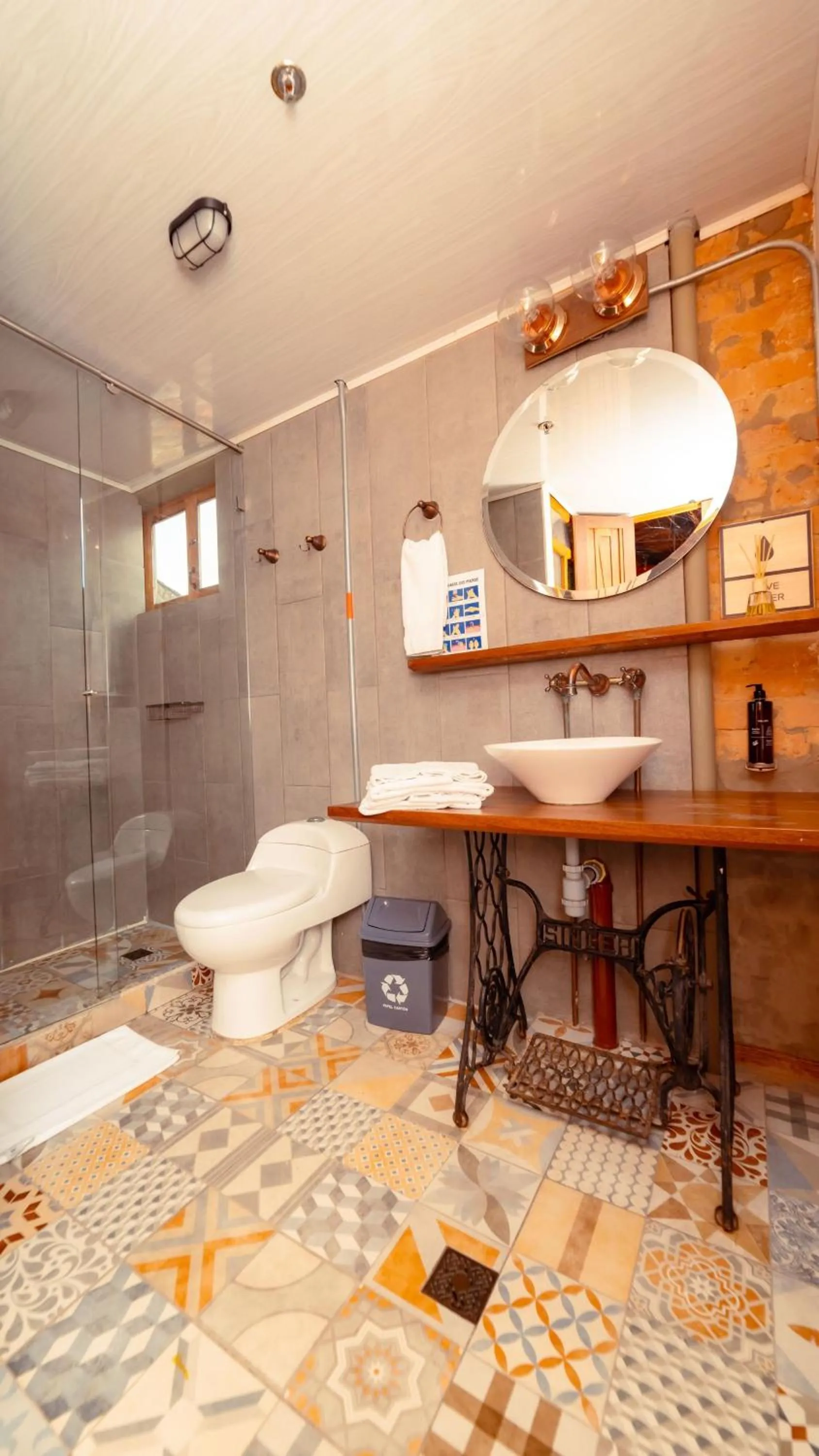 Bathroom in Delgadillo Hotel by Socialtel