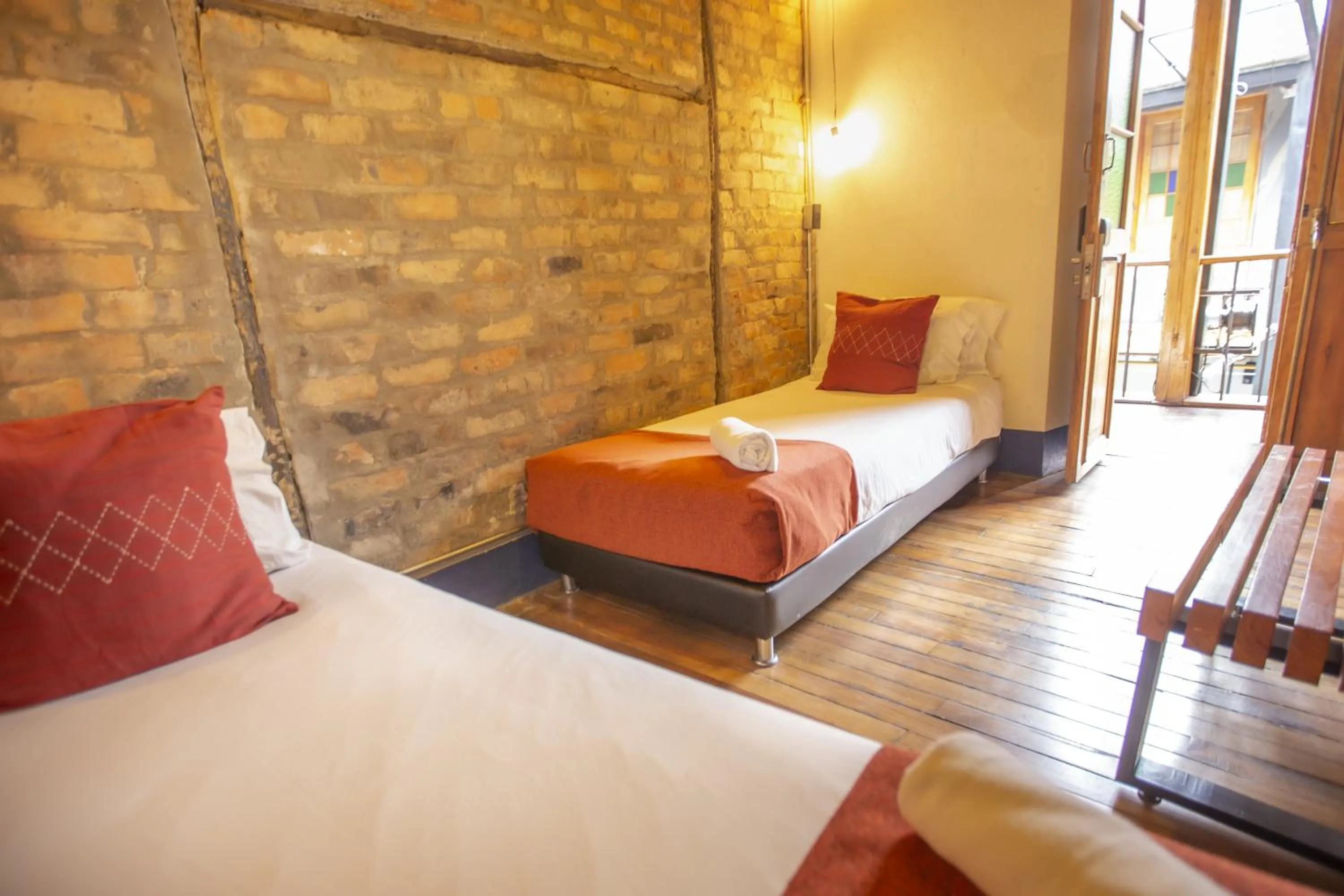 Bedroom, Bed in Delgadillo Hotel by Socialtel