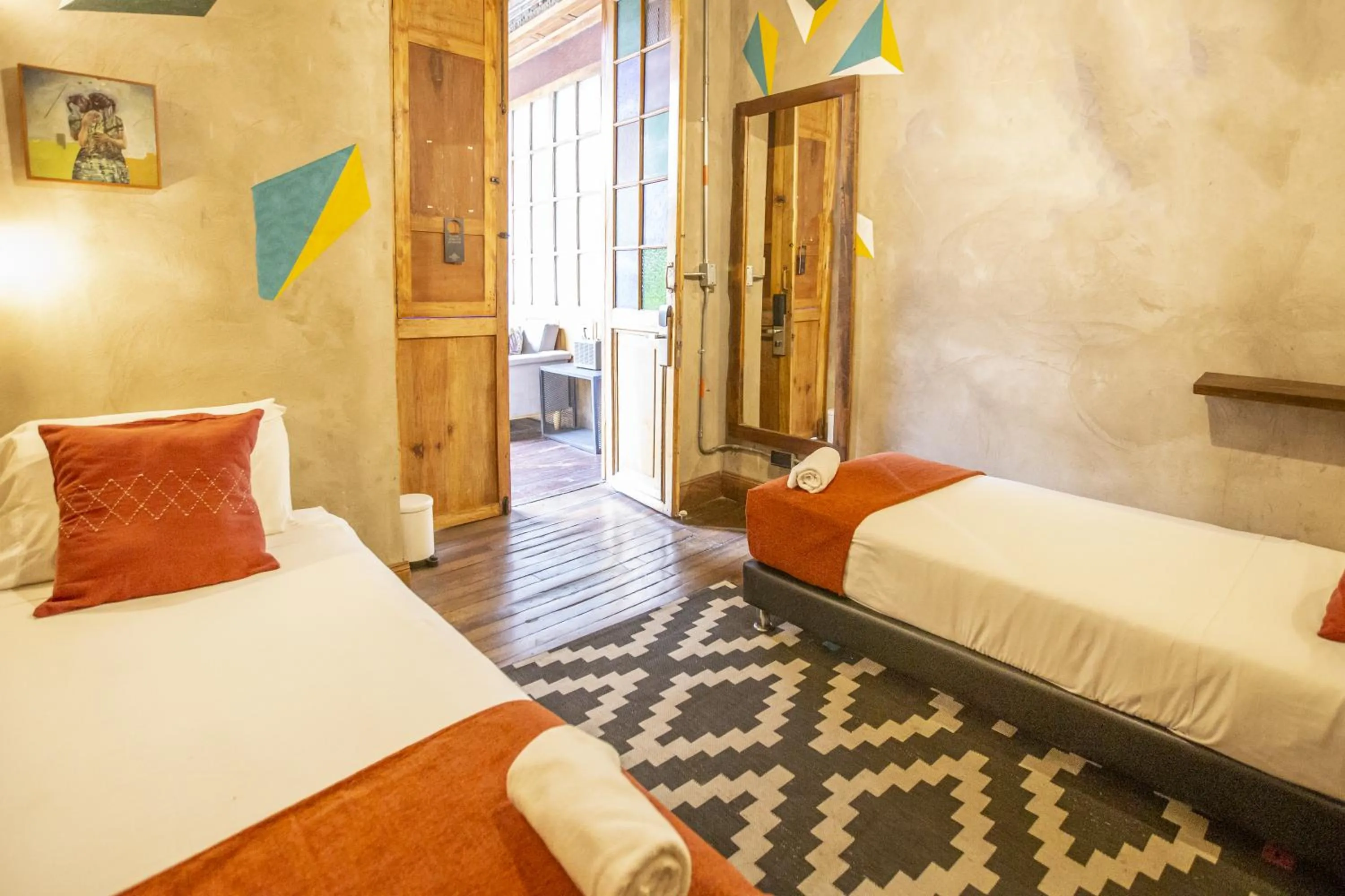 Bedroom, Bed in Delgadillo Hotel by Socialtel