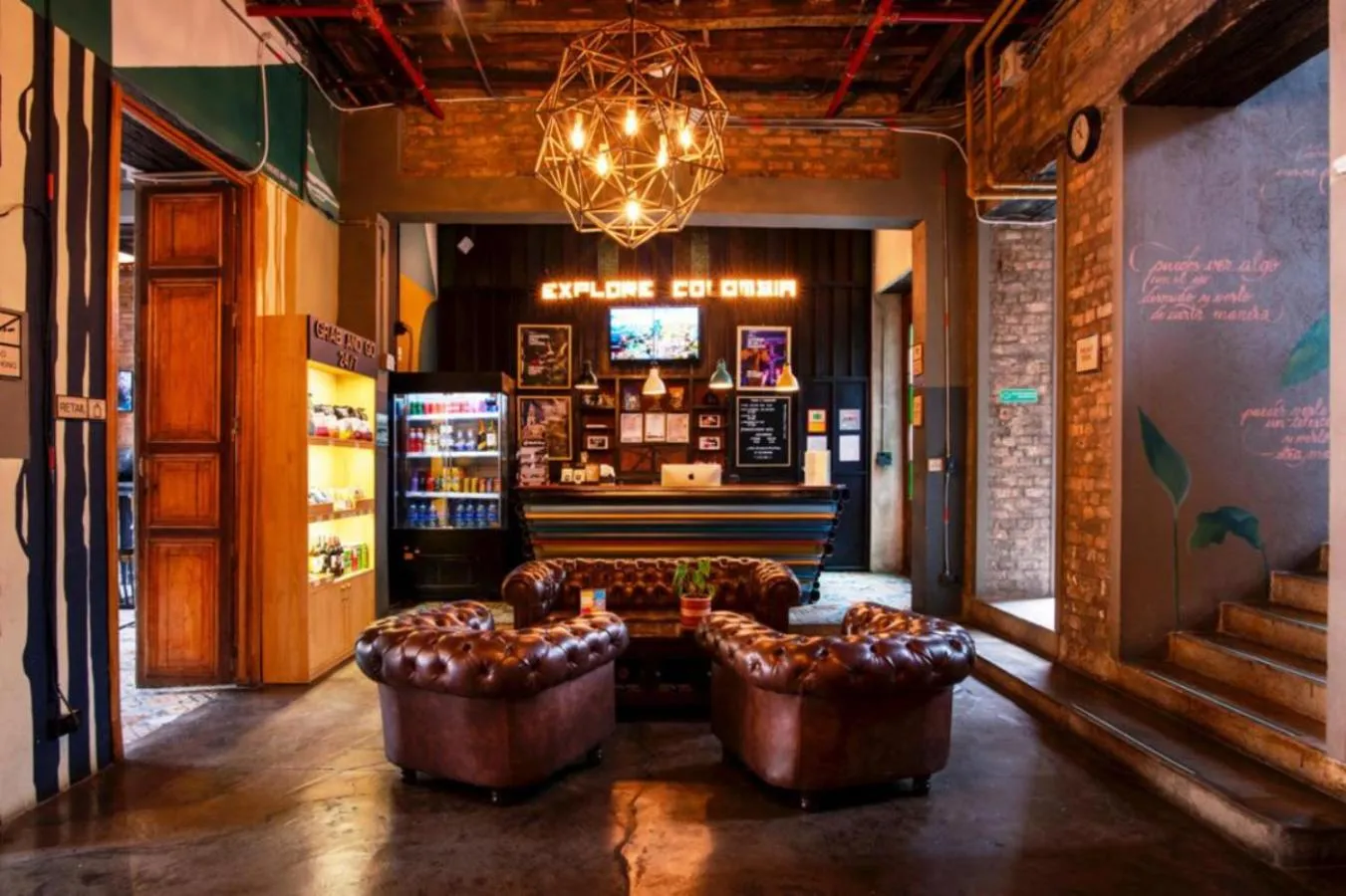 Lobby or reception in Delgadillo Hotel by Socialtel