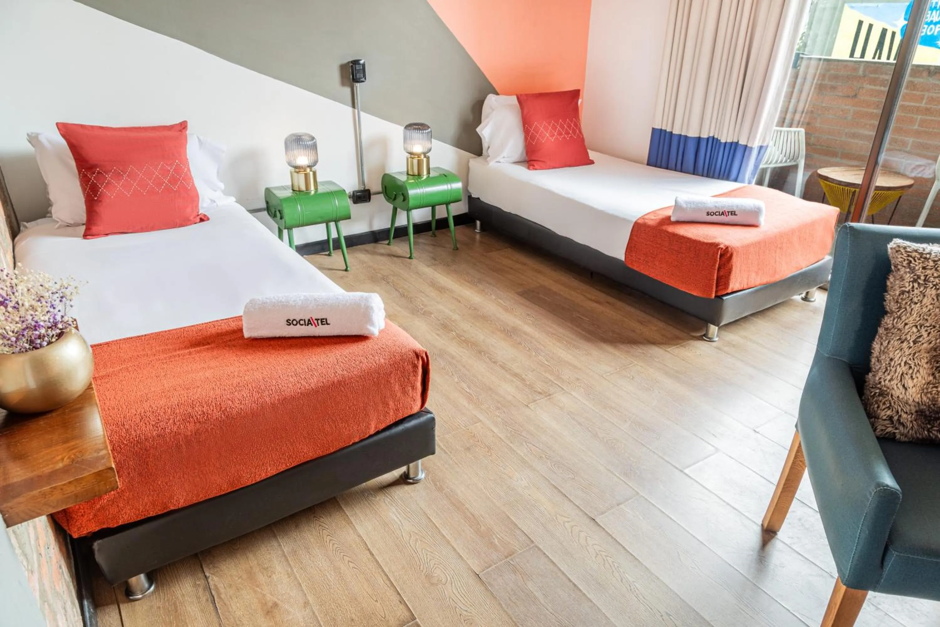 Bed in Delgadillo Hotel by Socialtel