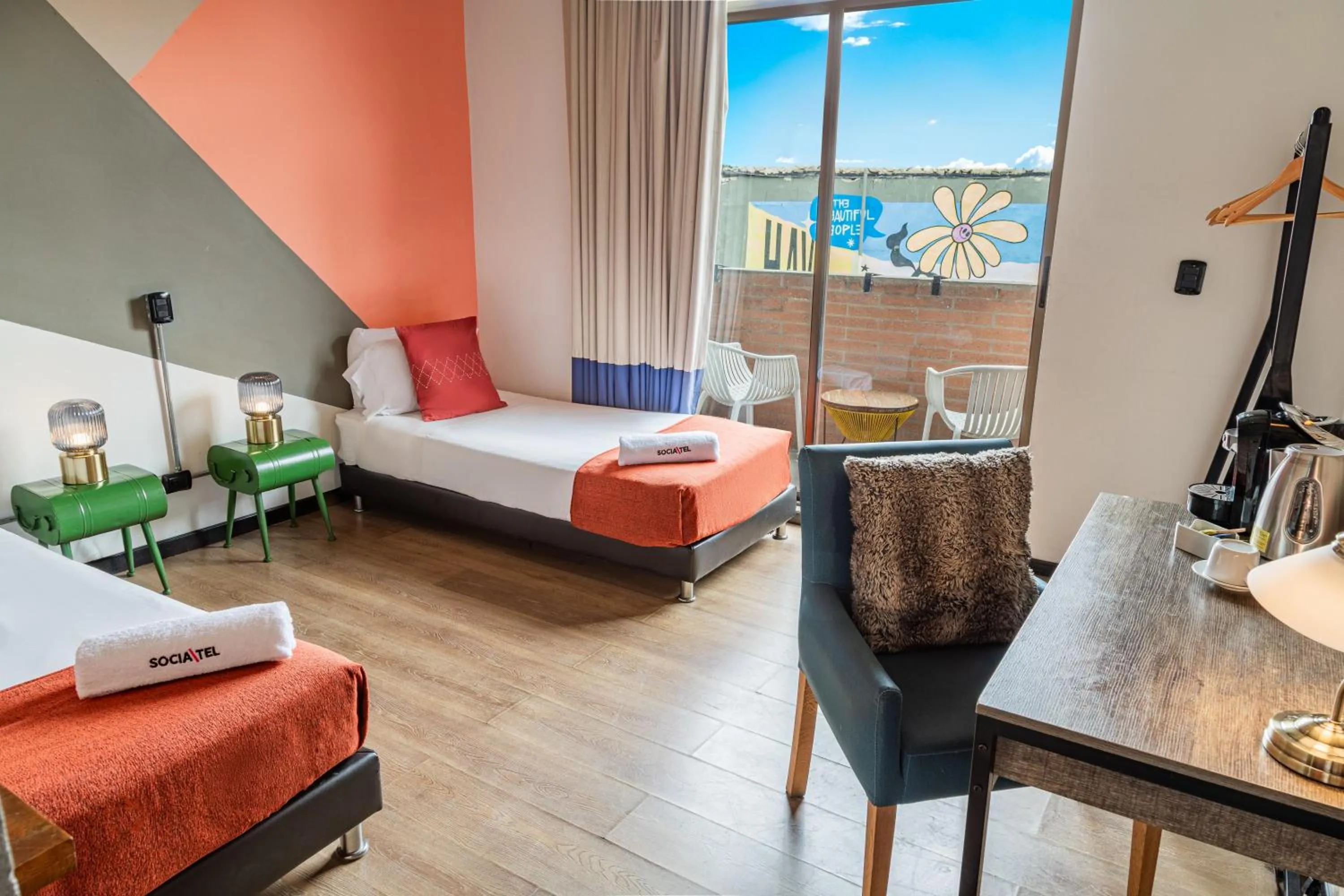 Bedroom, Bed in Delgadillo Hotel by Socialtel