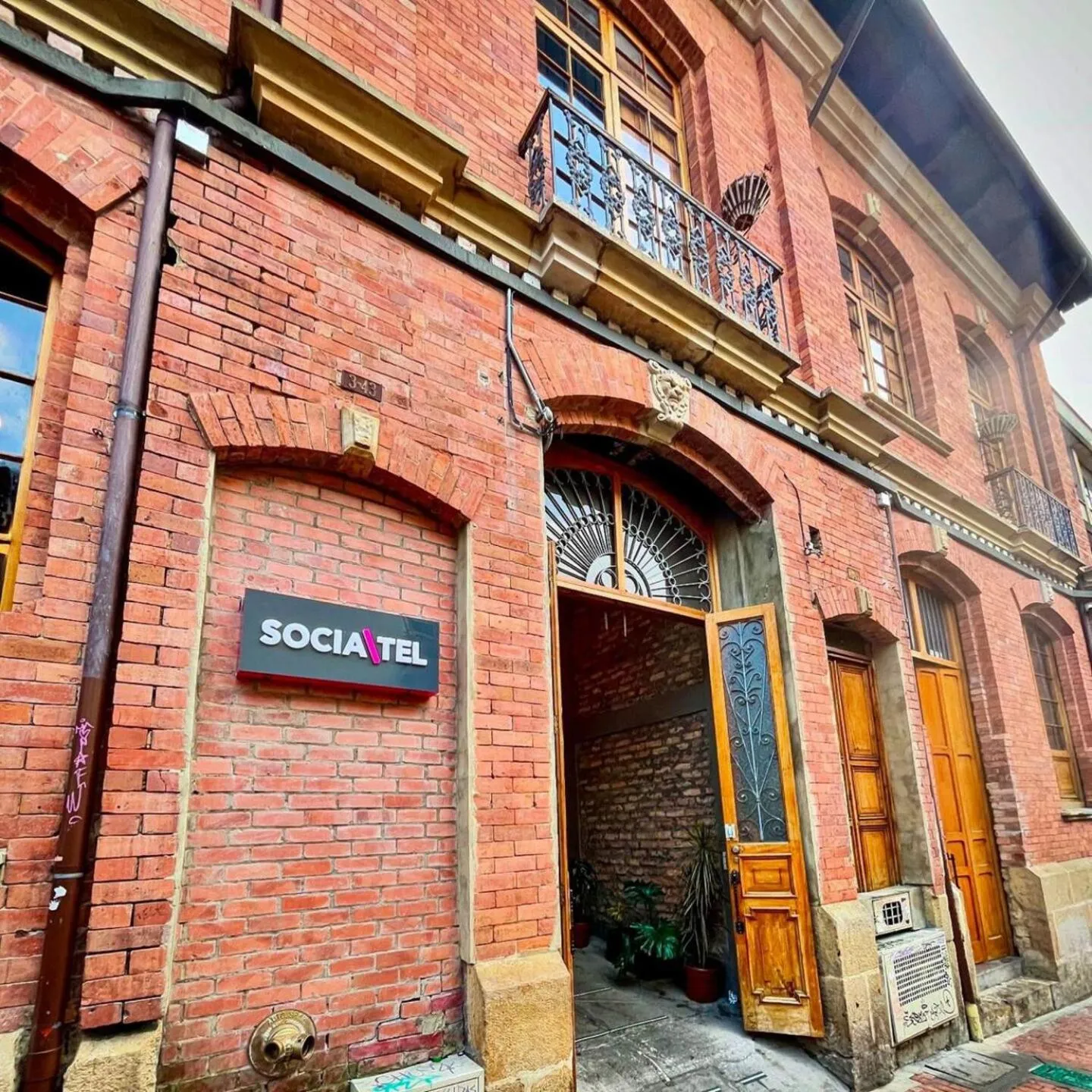 Property building in Delgadillo Hotel by Socialtel