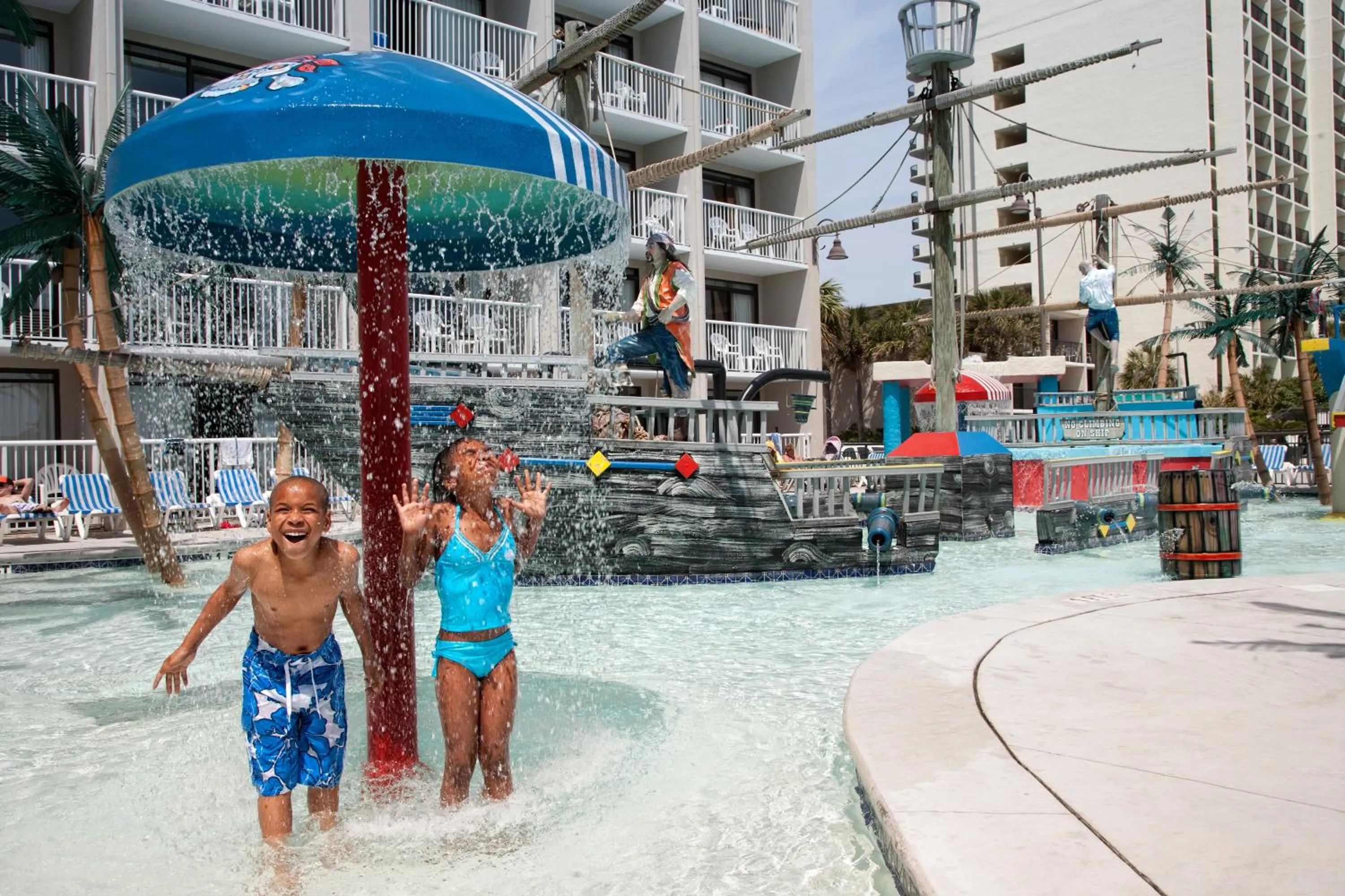 Swimming pool in Captain's Quarters Resort