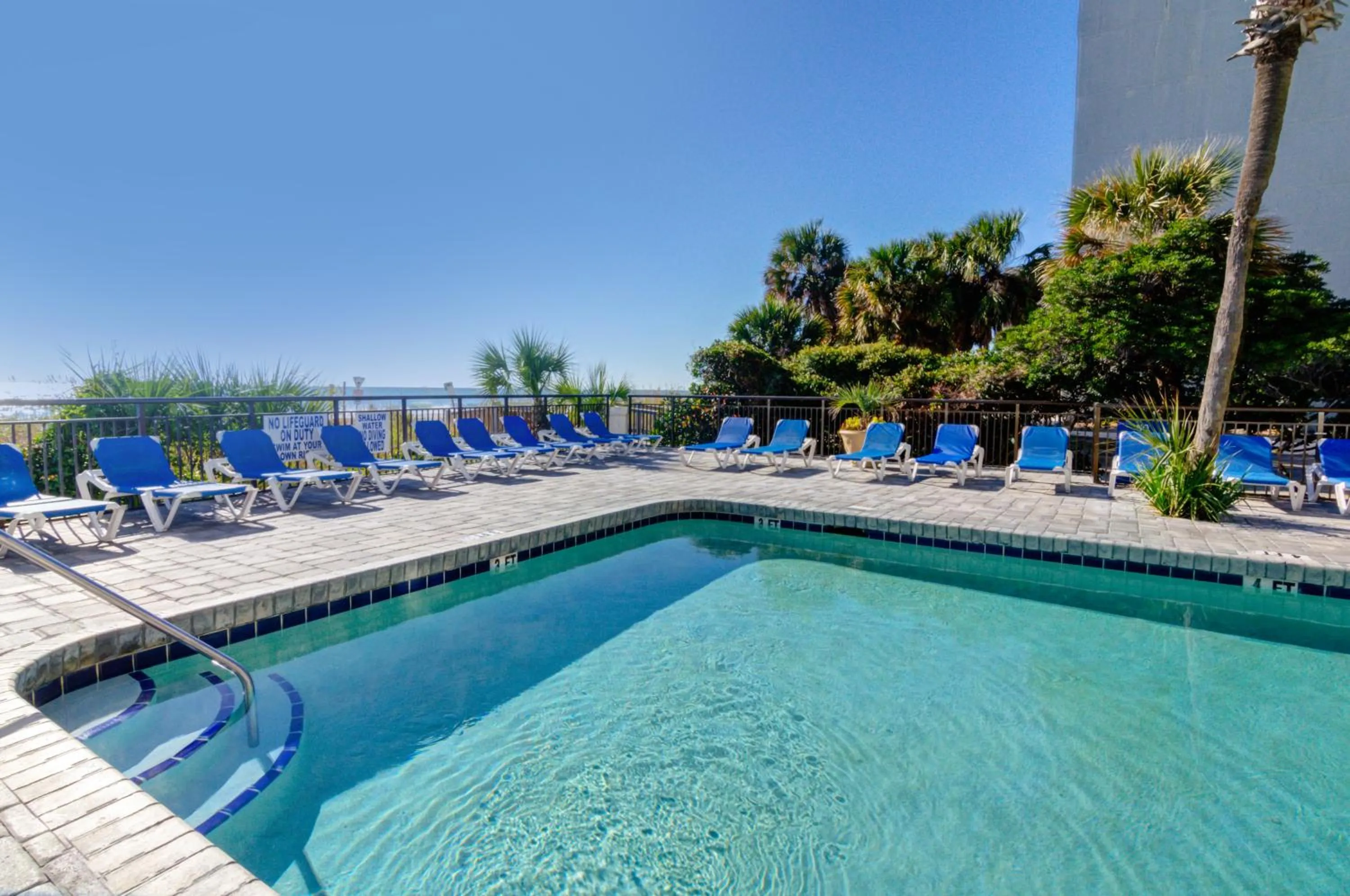 Swimming pool in Captain's Quarters Resort