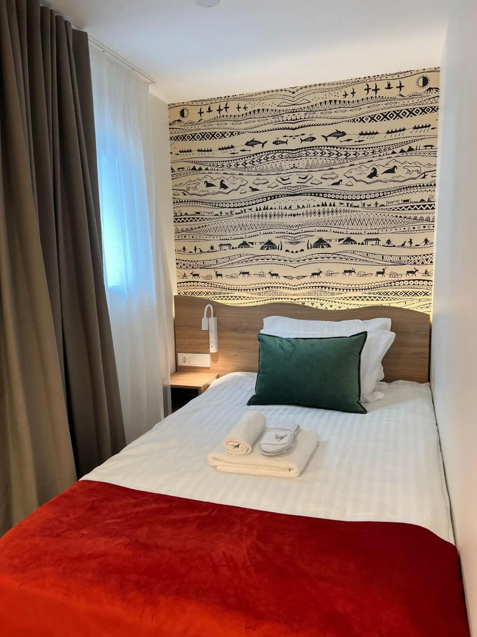 Bed in Arctic Boutique Hotel Northcape