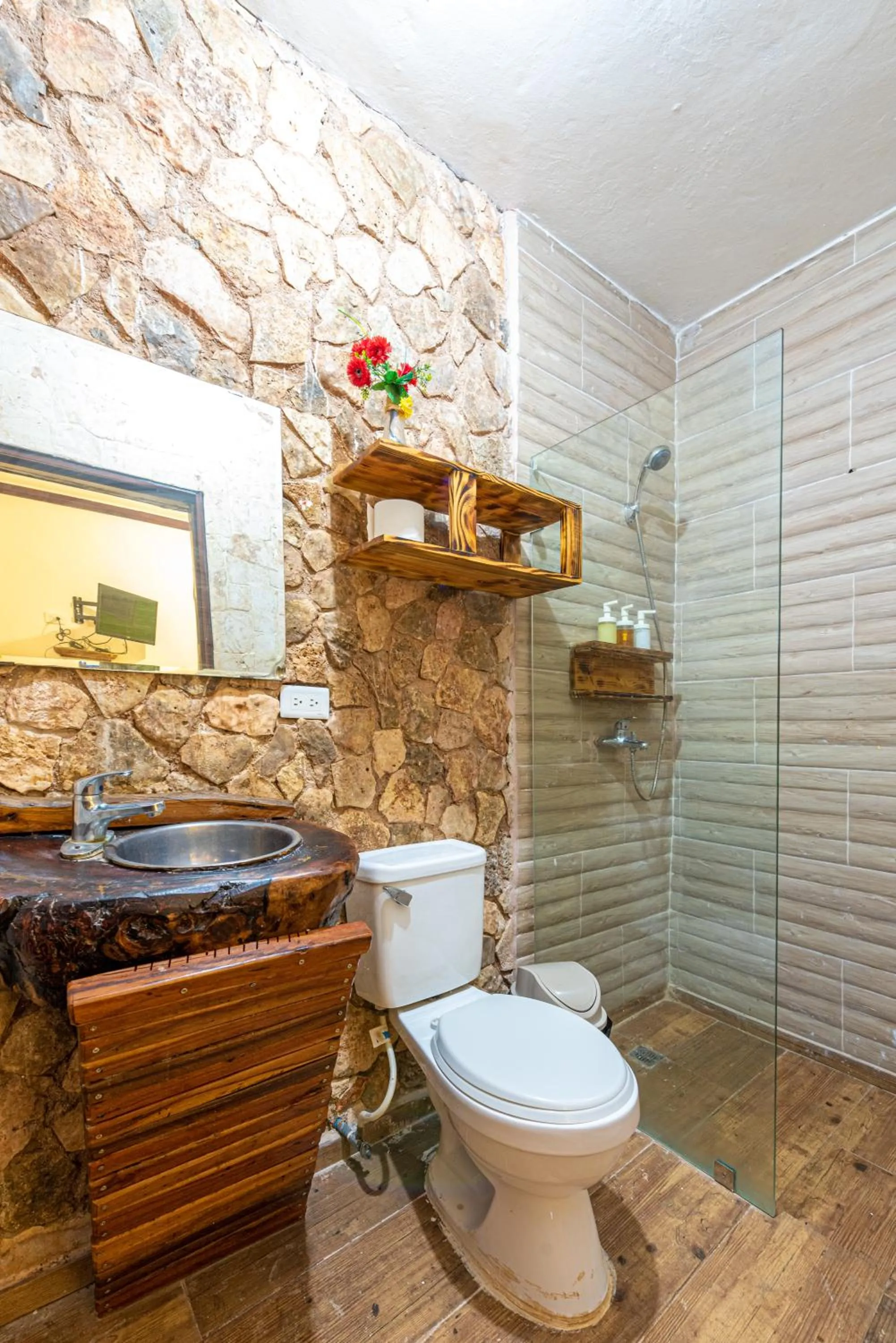 Bathroom in Vista de Águilas Ecolodge
