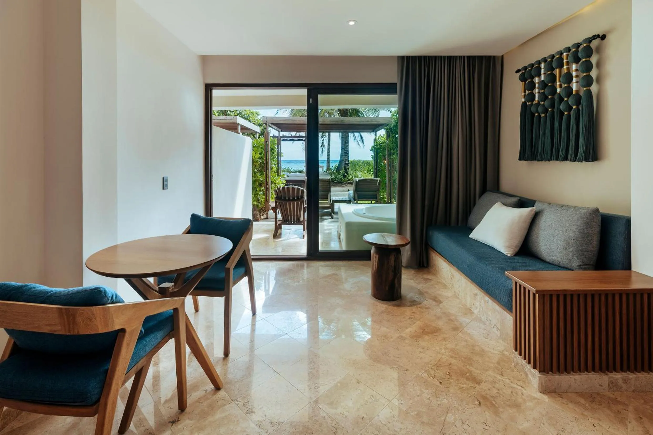 Living room in Akumal Bay Beach & Spa Resort