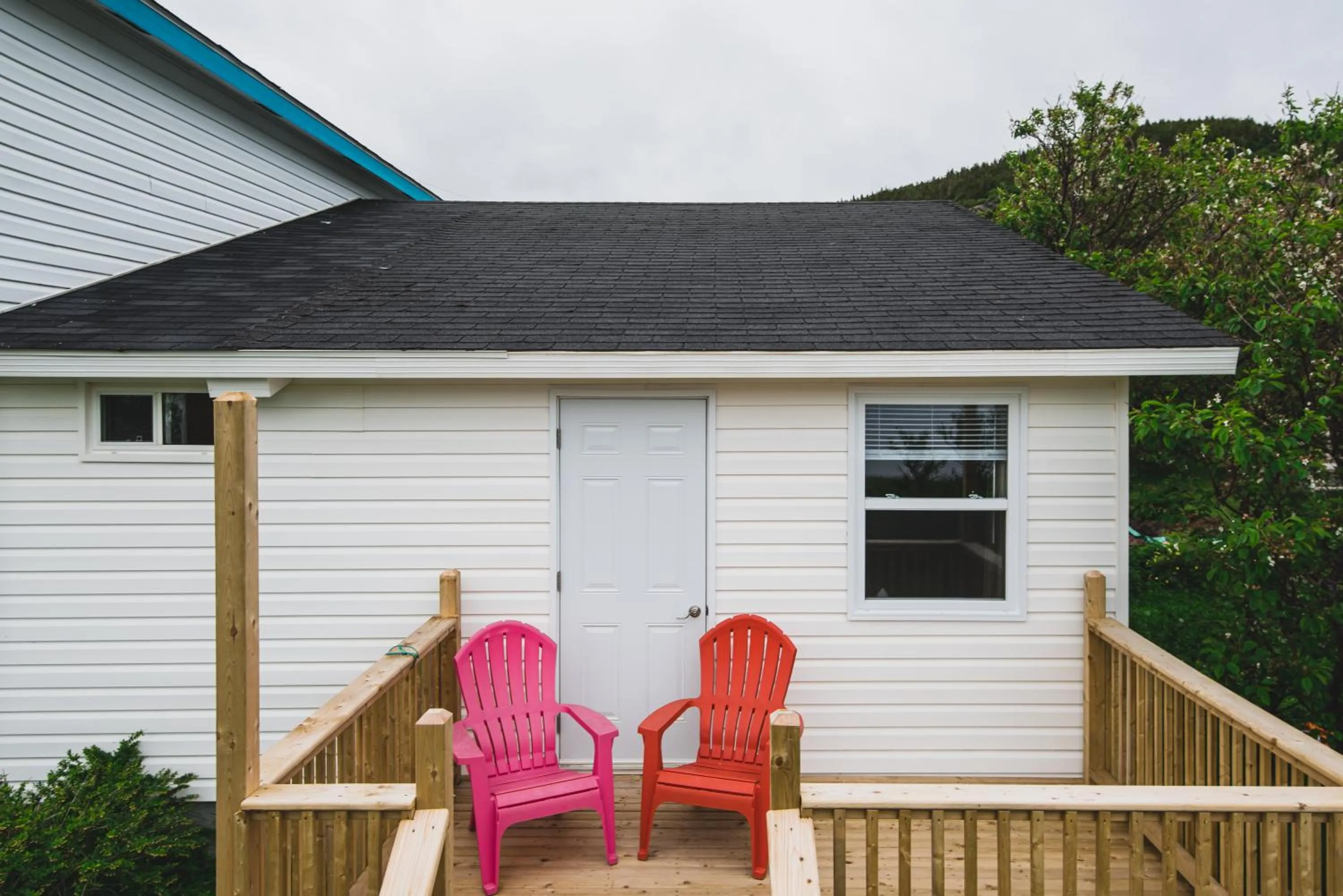 Patio in Out East B&B - Norris Point