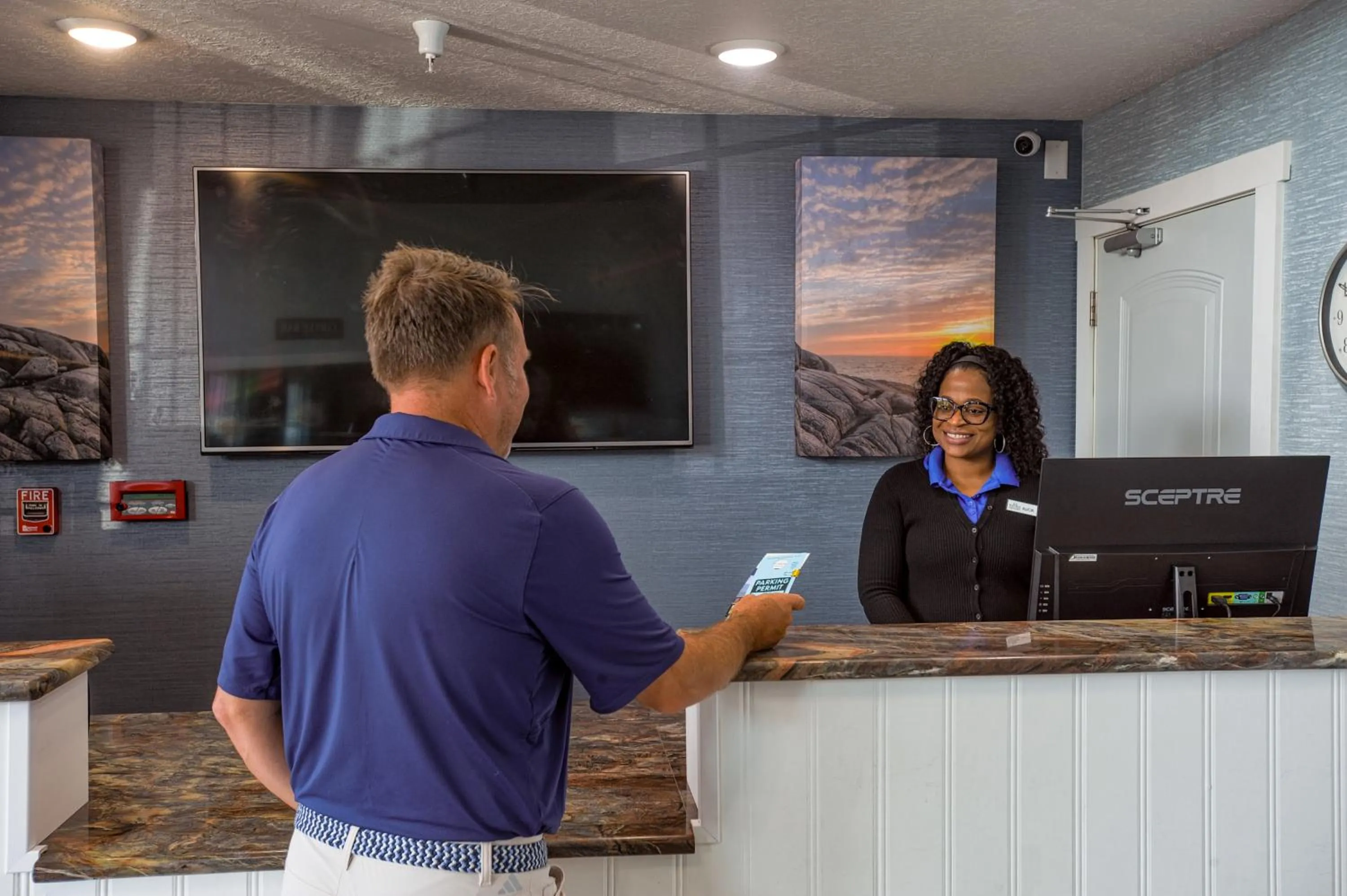 Lobby or reception in The Baywatch Resort