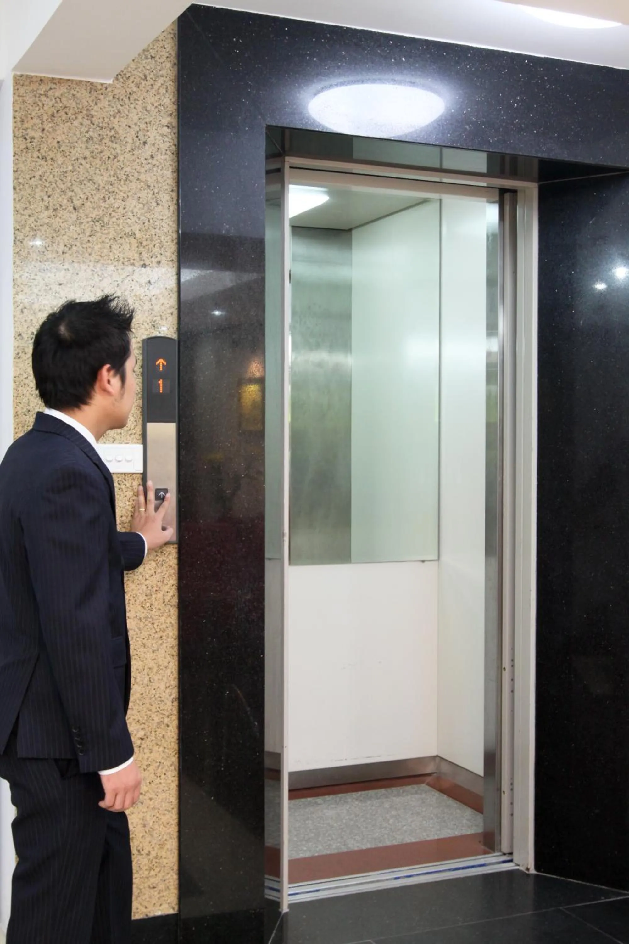 elevator in Hanoi Lotus Boutique Hotel