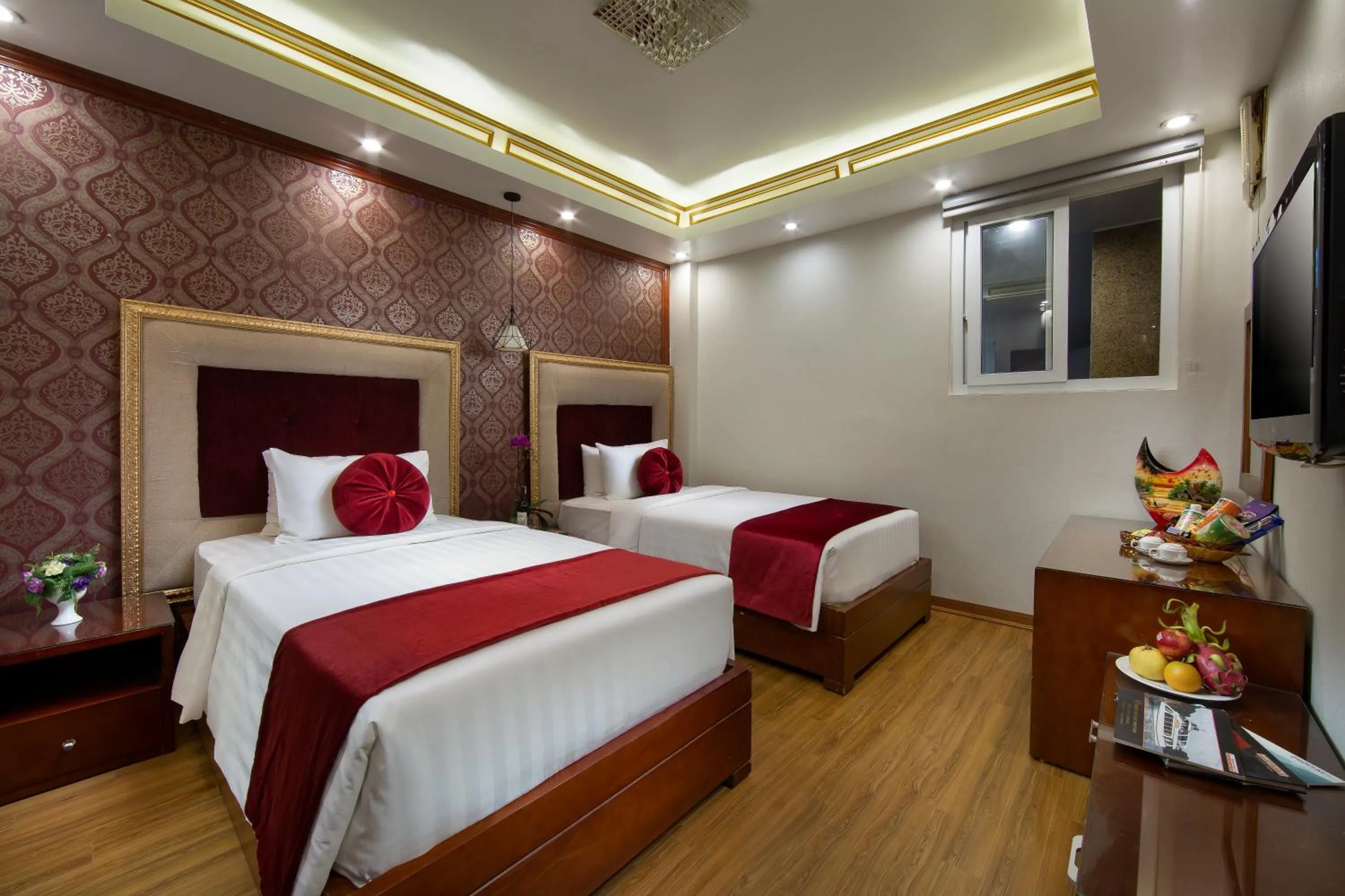 Bedroom, Bed in Hanoi Lotus Boutique Hotel