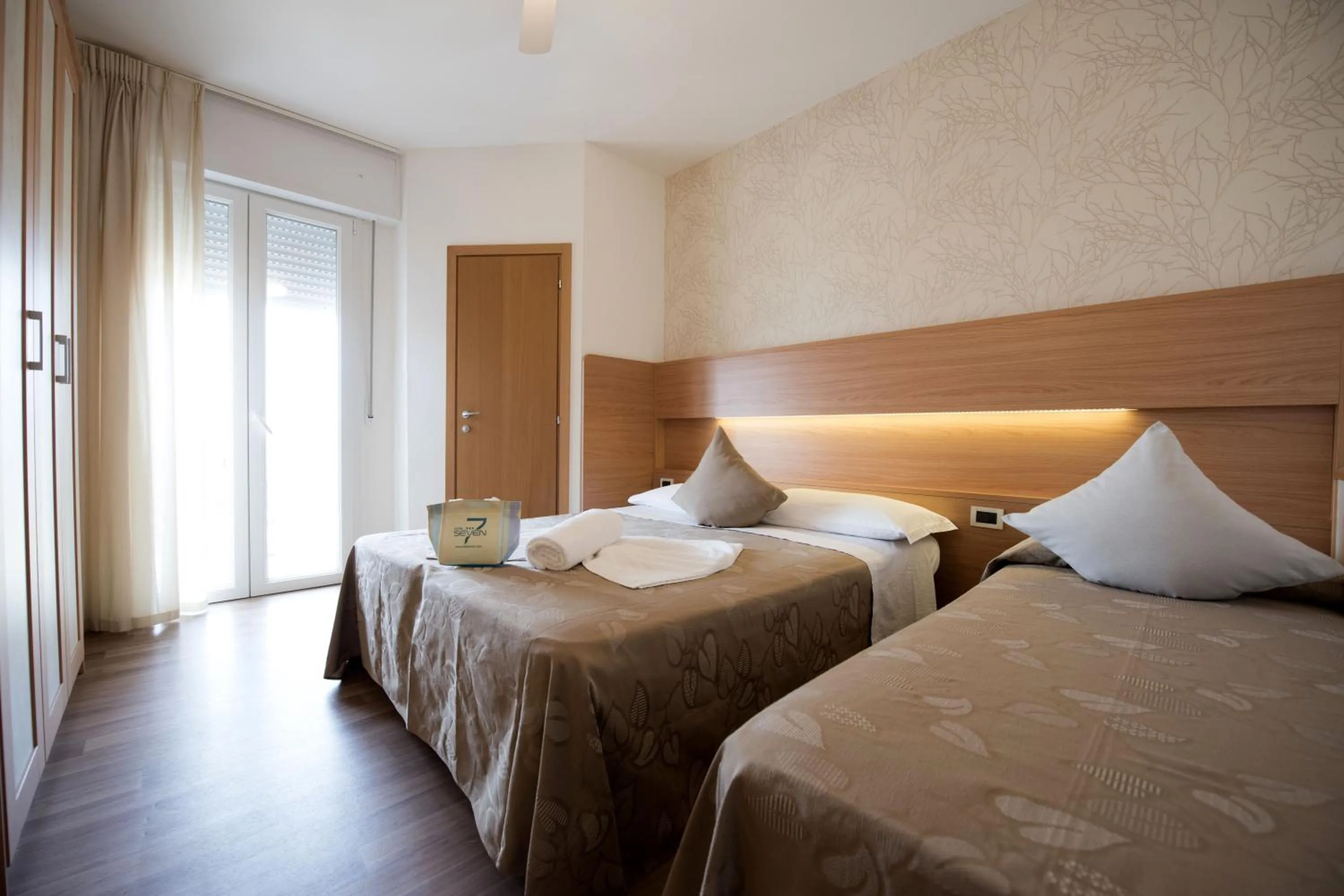 Bedroom in Hotel Seven