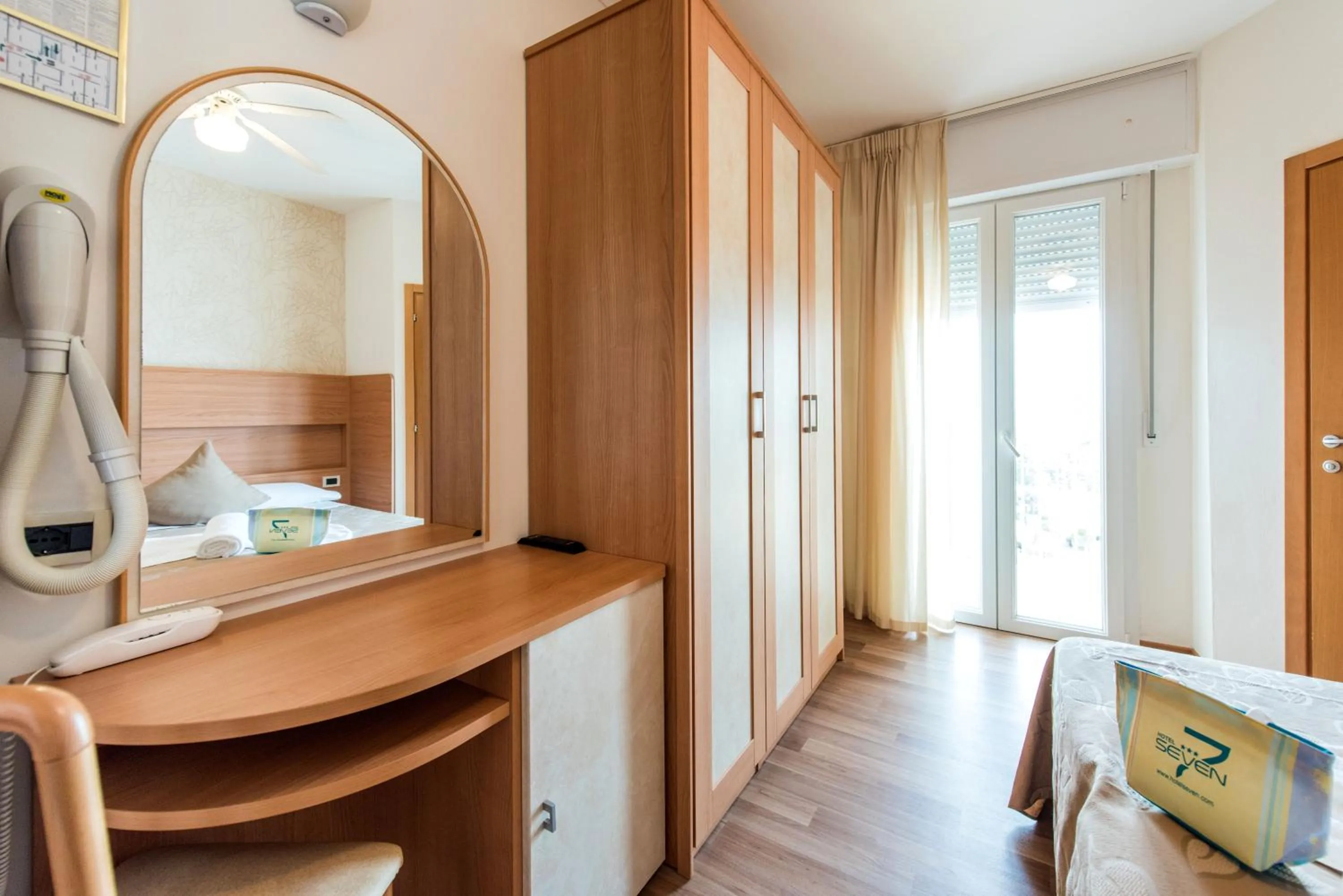 Bedroom in Hotel Seven