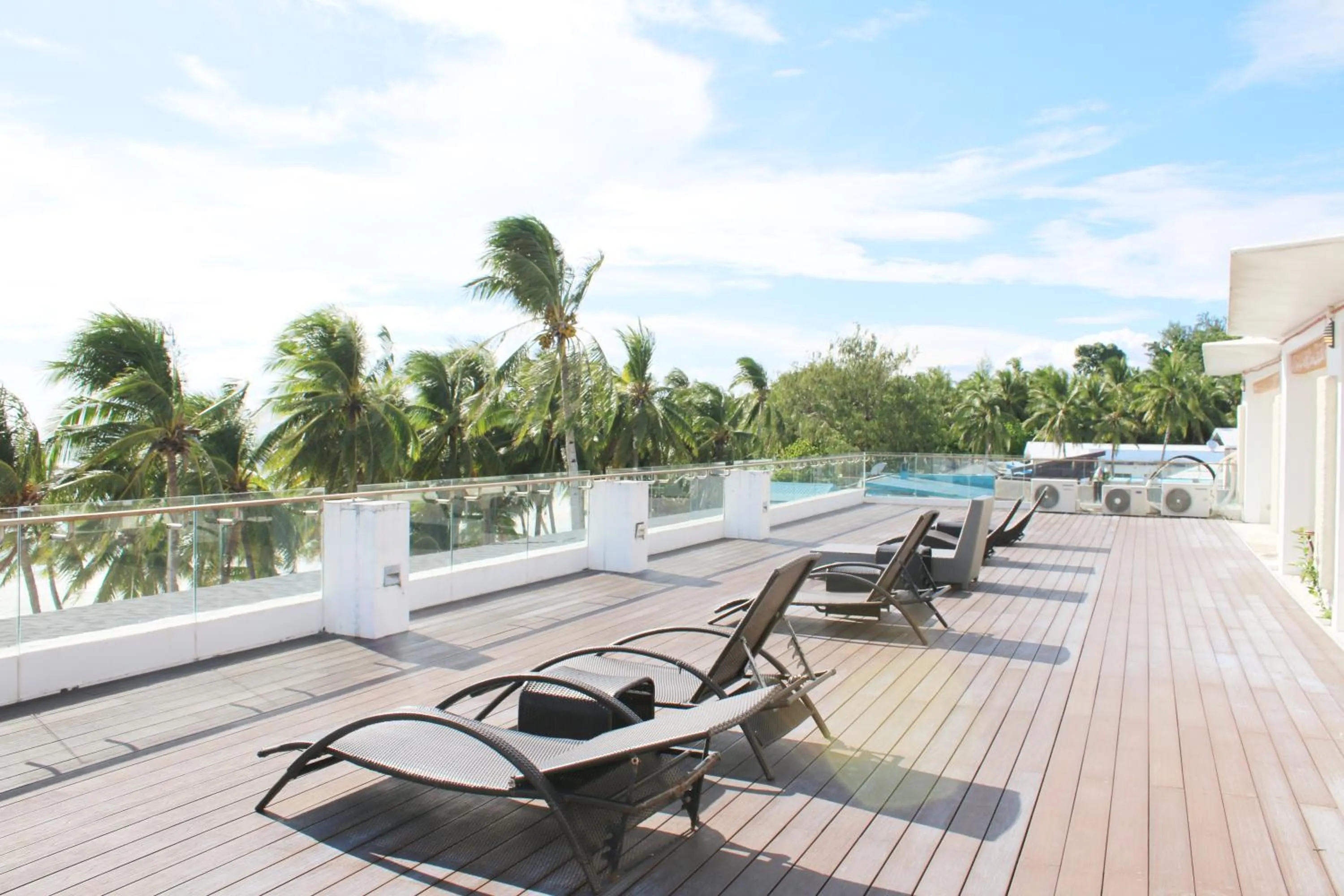 Balcony/Terrace in The Muse Beach Front Hotel Boracay