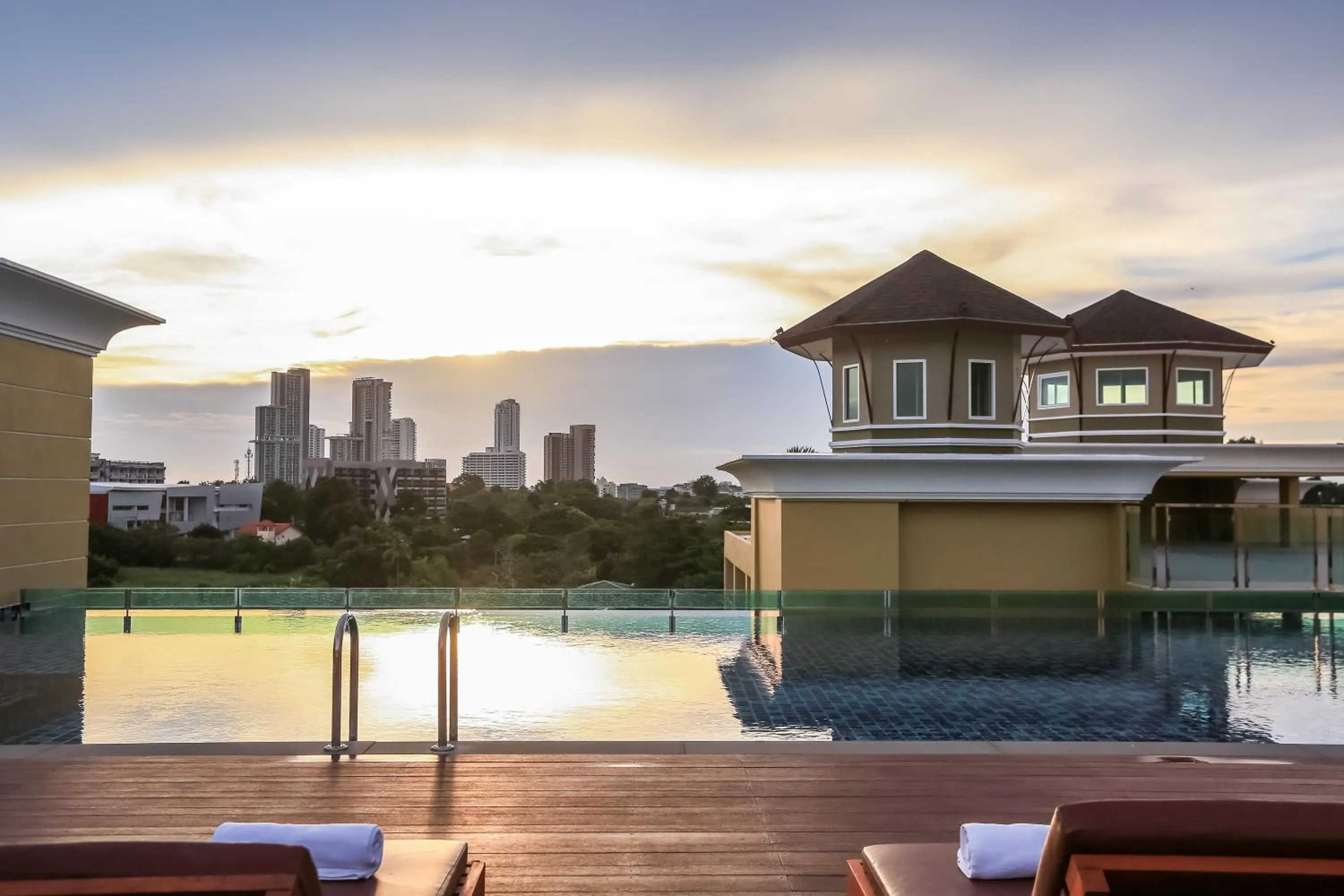 Natural landscape in Crystal Palace Luxury Hotel Pattaya