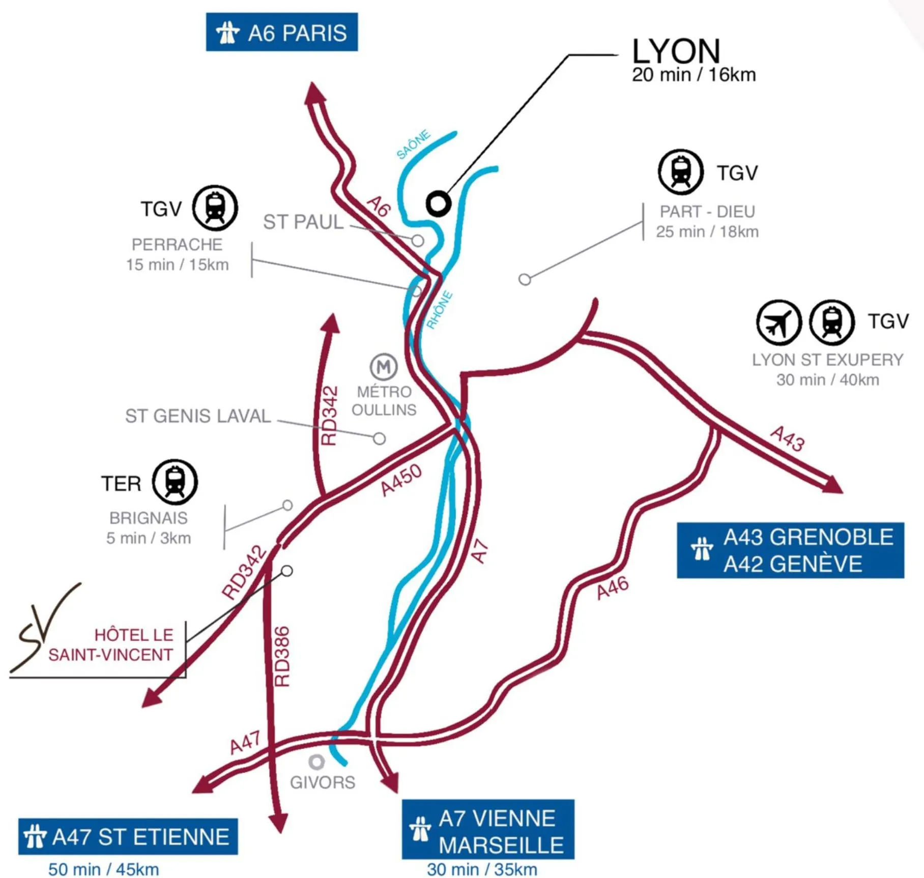 Hotel Le Saint Vincent Lyon Sud