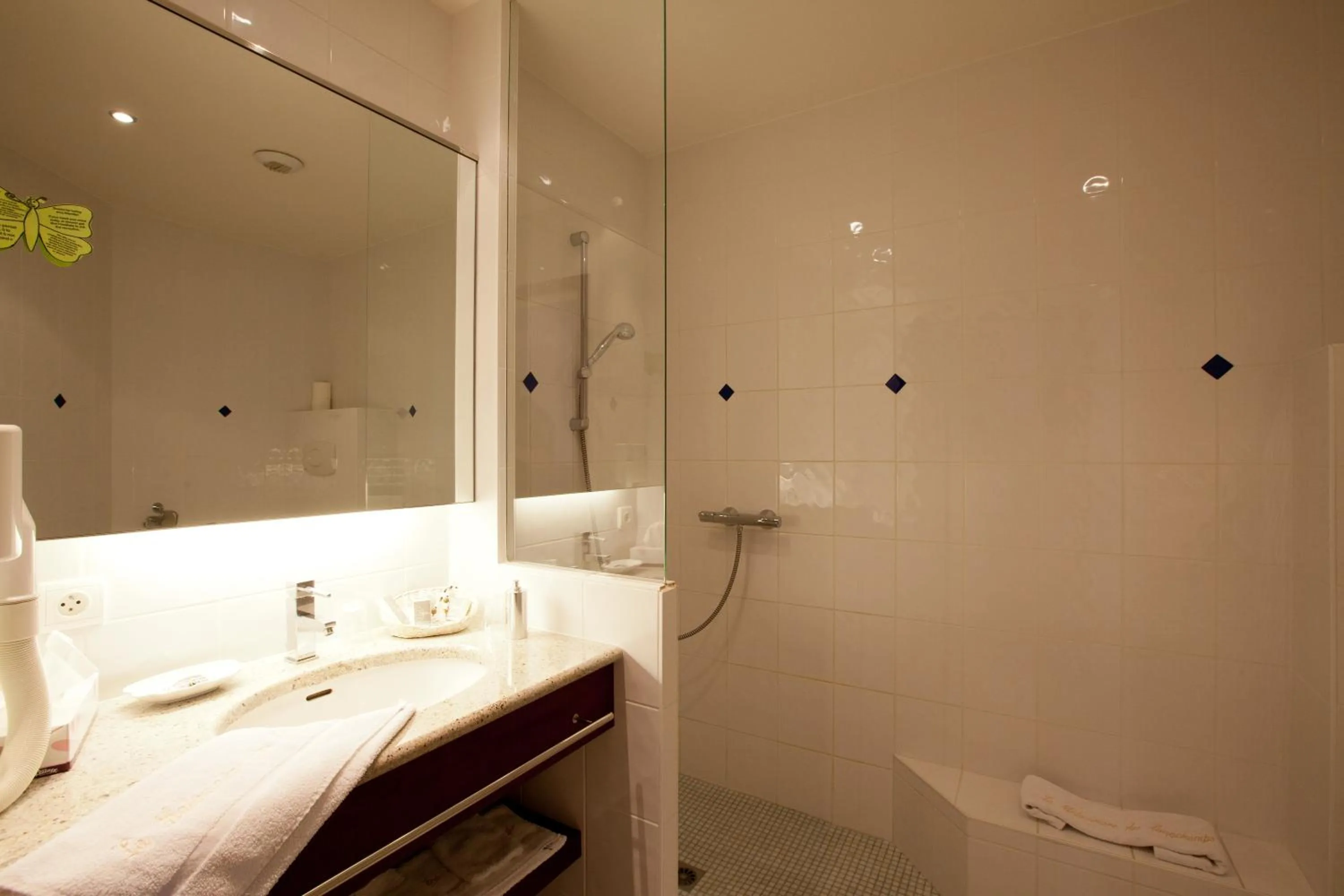 Shower in Hotel Spa La Malouinière Des Longchamps - Saint-Malo