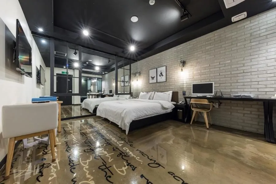 Bed in Anyang Boutique Hotel AMA