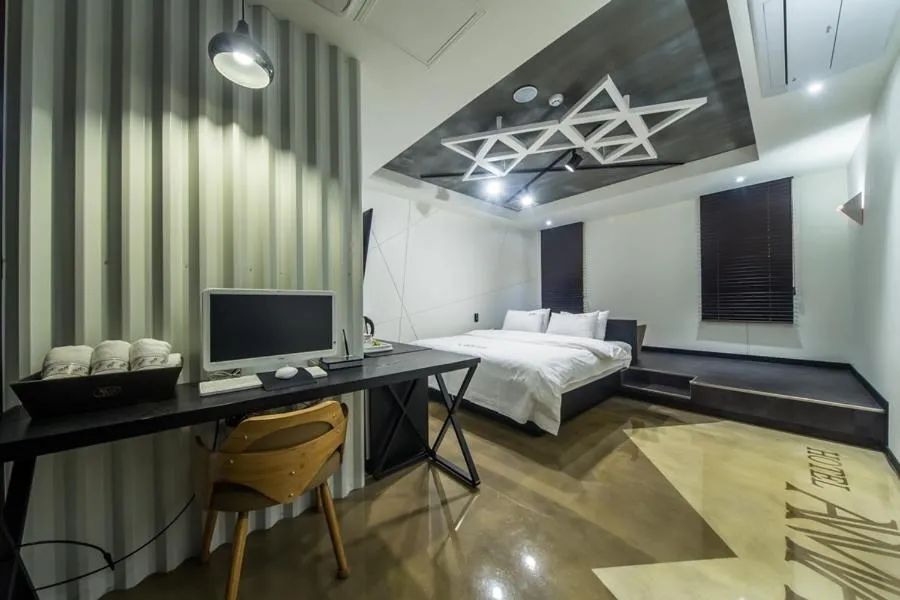 Bed in Anyang Boutique Hotel AMA