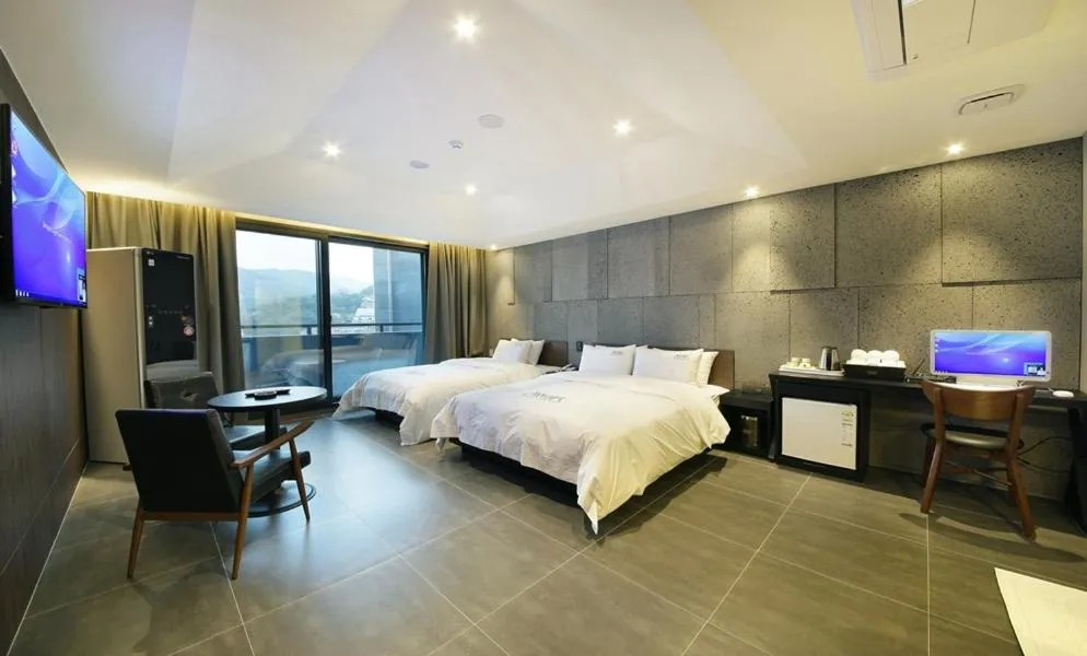 Bed in Anyang Boutique Hotel AMA