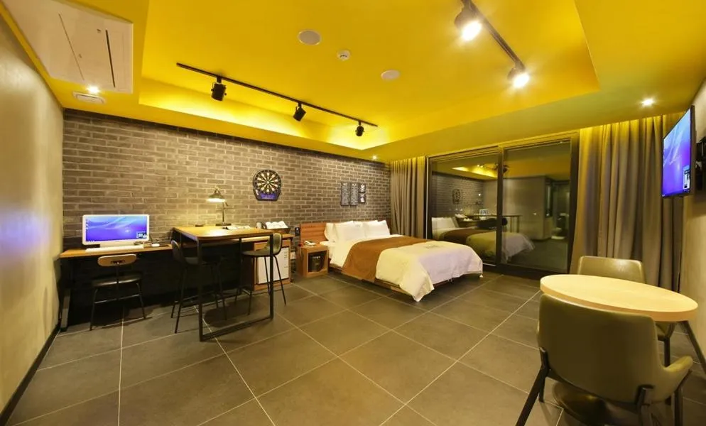 Bed in Anyang Boutique Hotel AMA