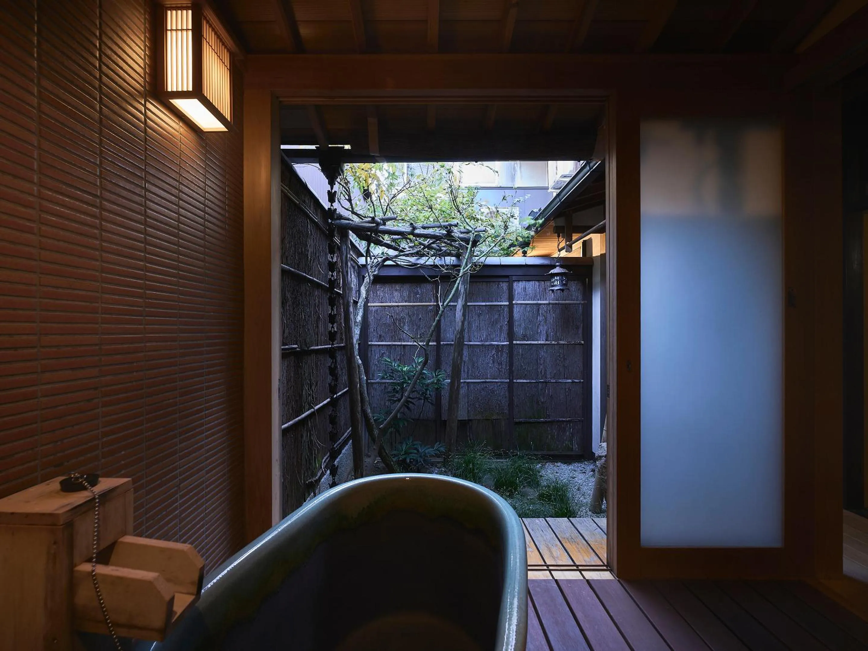 Open Air Bath in Kyoto Inn Gion