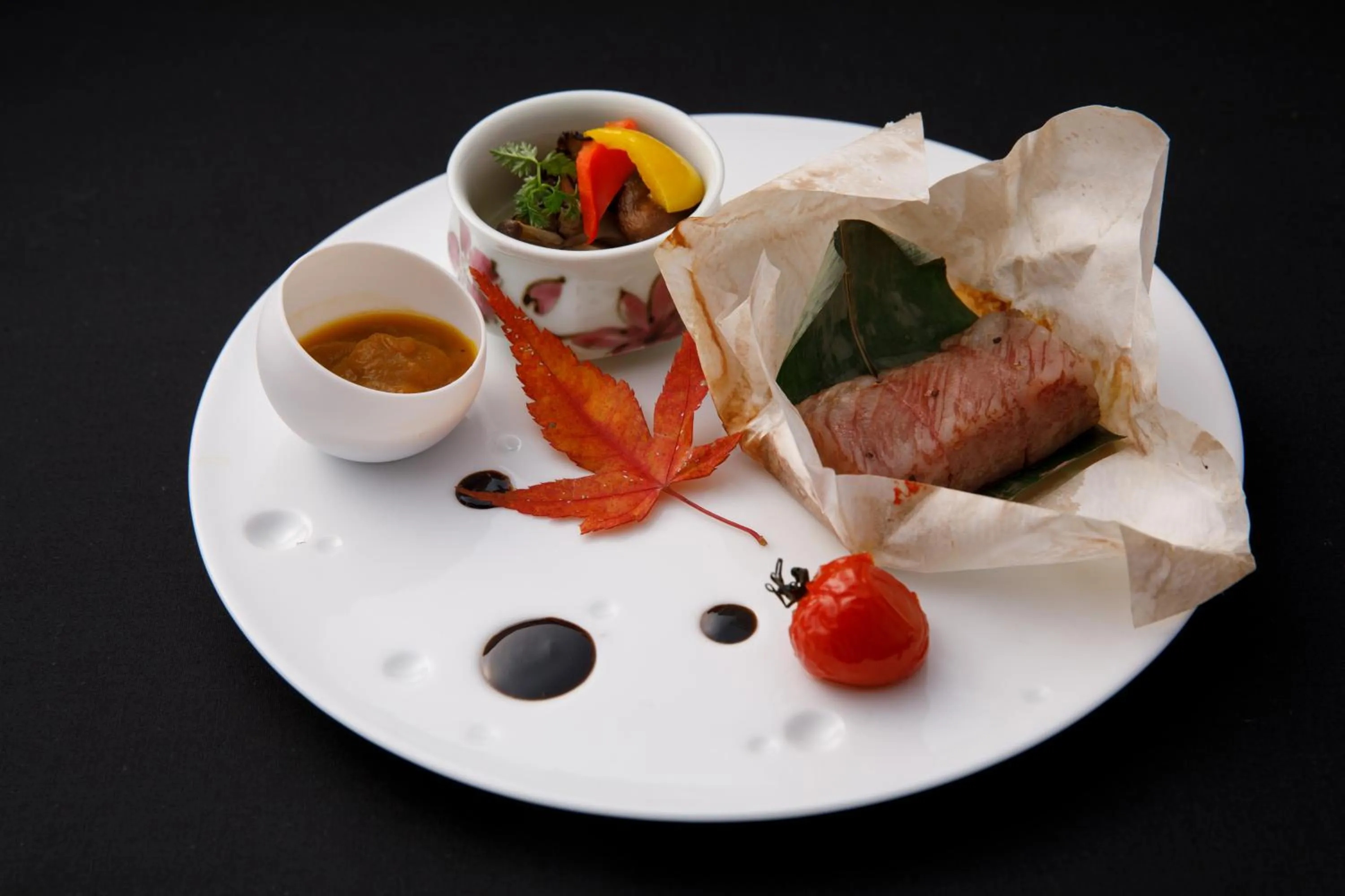 Dinner in Okuhita Onsen Umehibiki