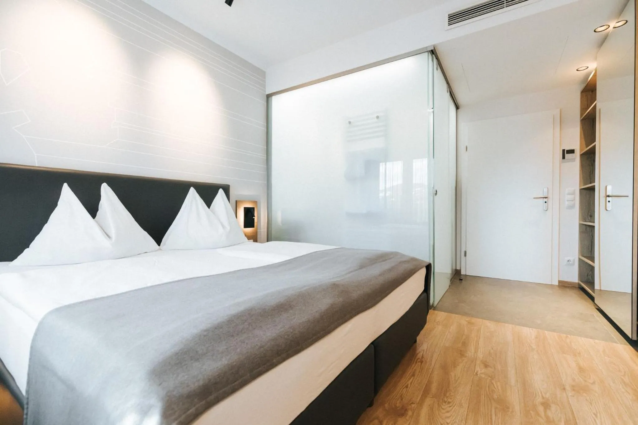 Bed in Hotel Restaurant Auerhahn