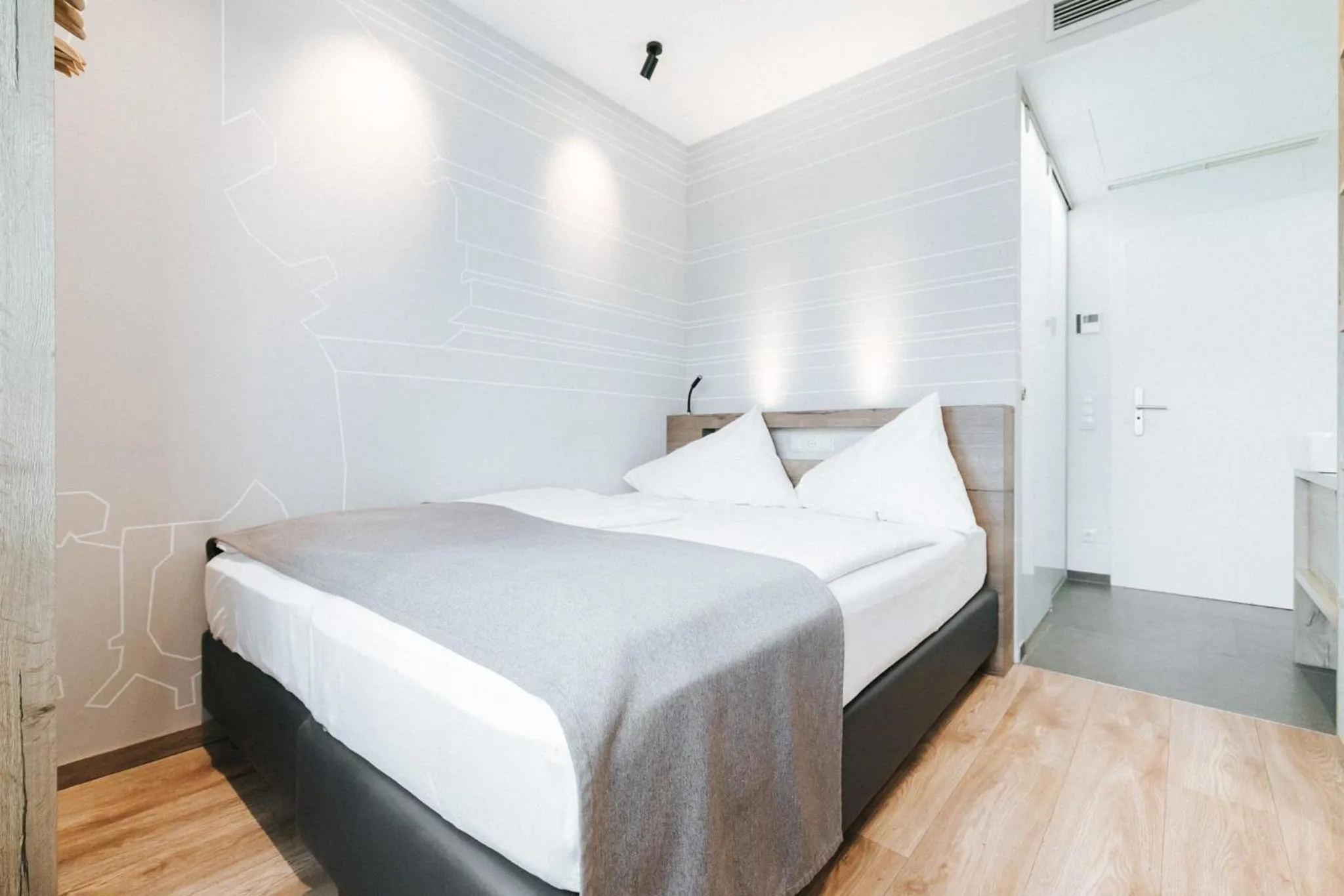 Bed in Hotel Restaurant Auerhahn