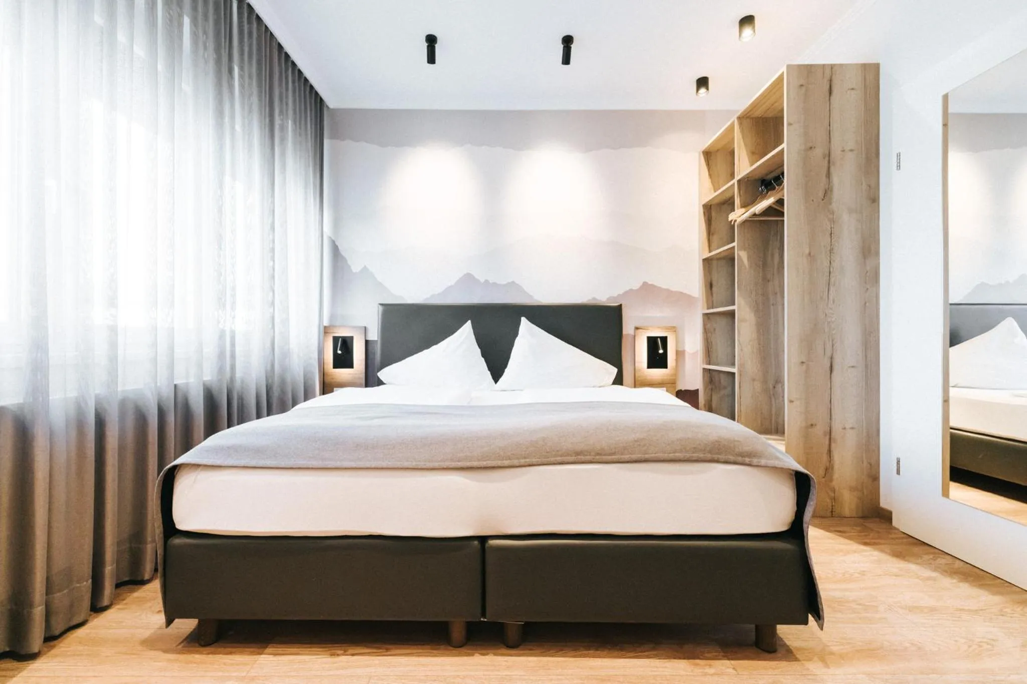 Bed in Hotel Restaurant Auerhahn