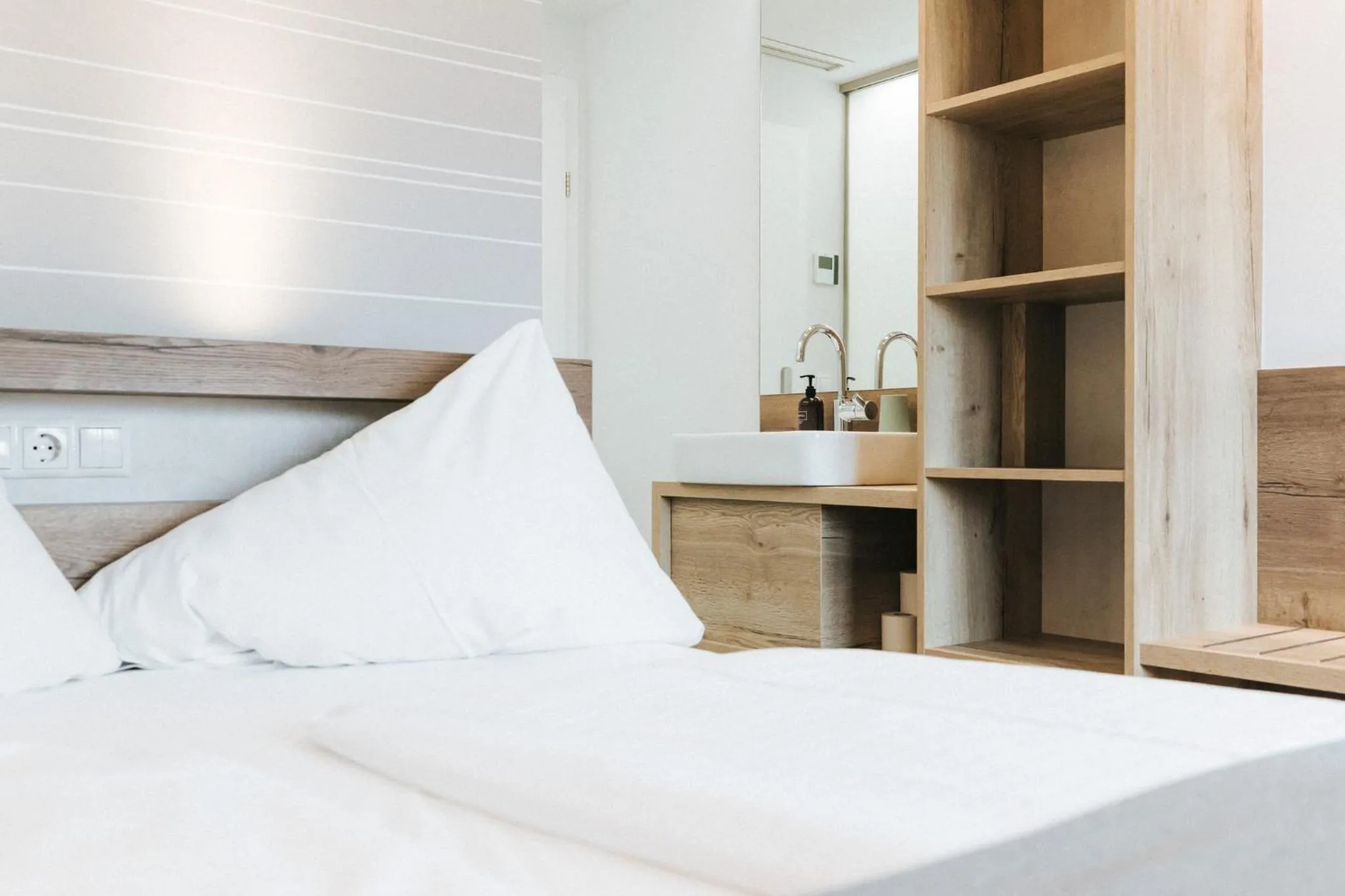 Bed in Hotel Restaurant Auerhahn