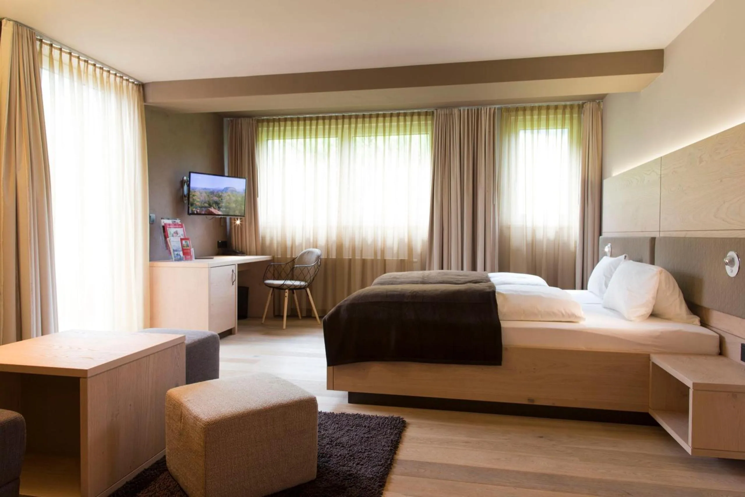 Bed in Familotel Alphotel