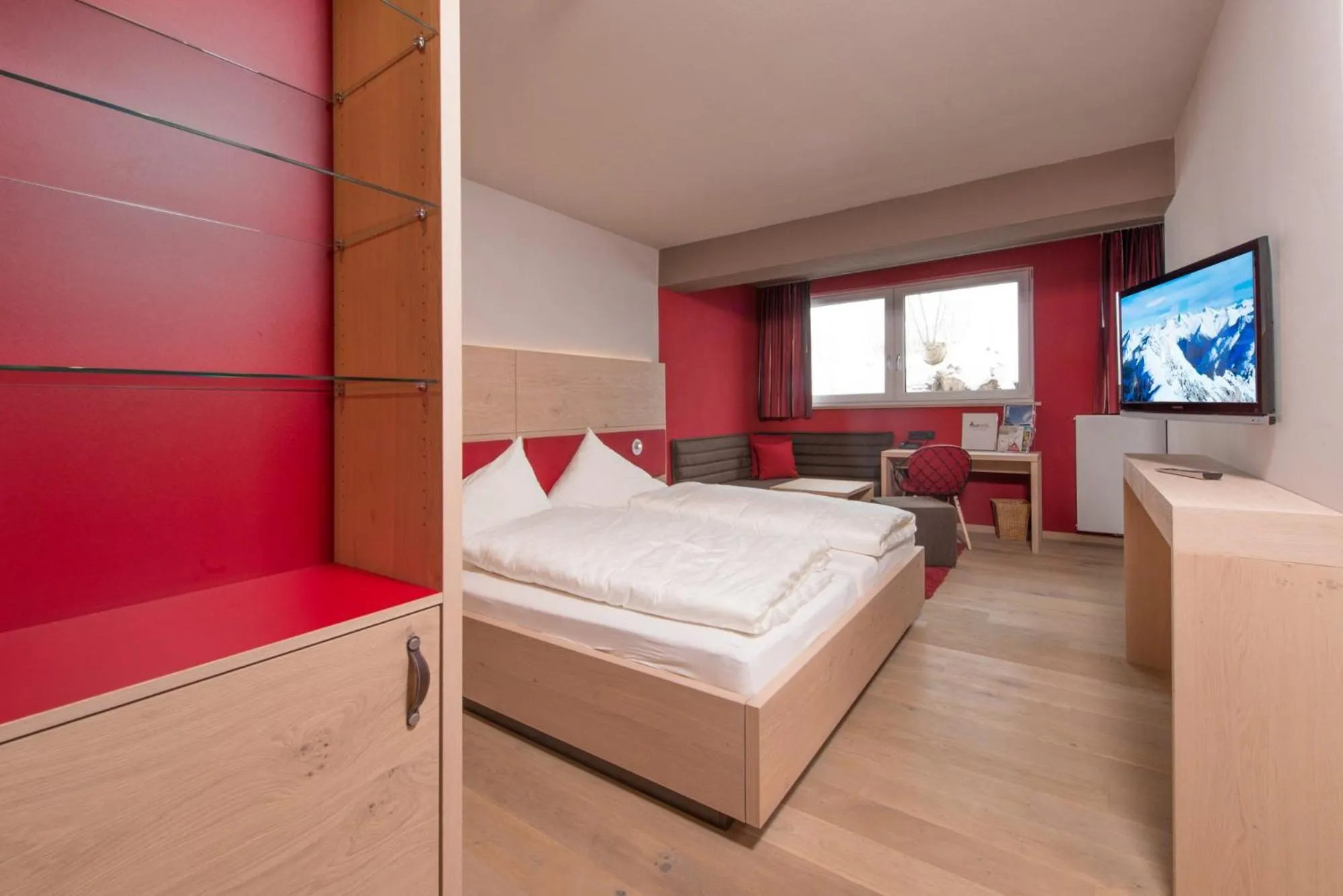 Bed in Familotel Alphotel