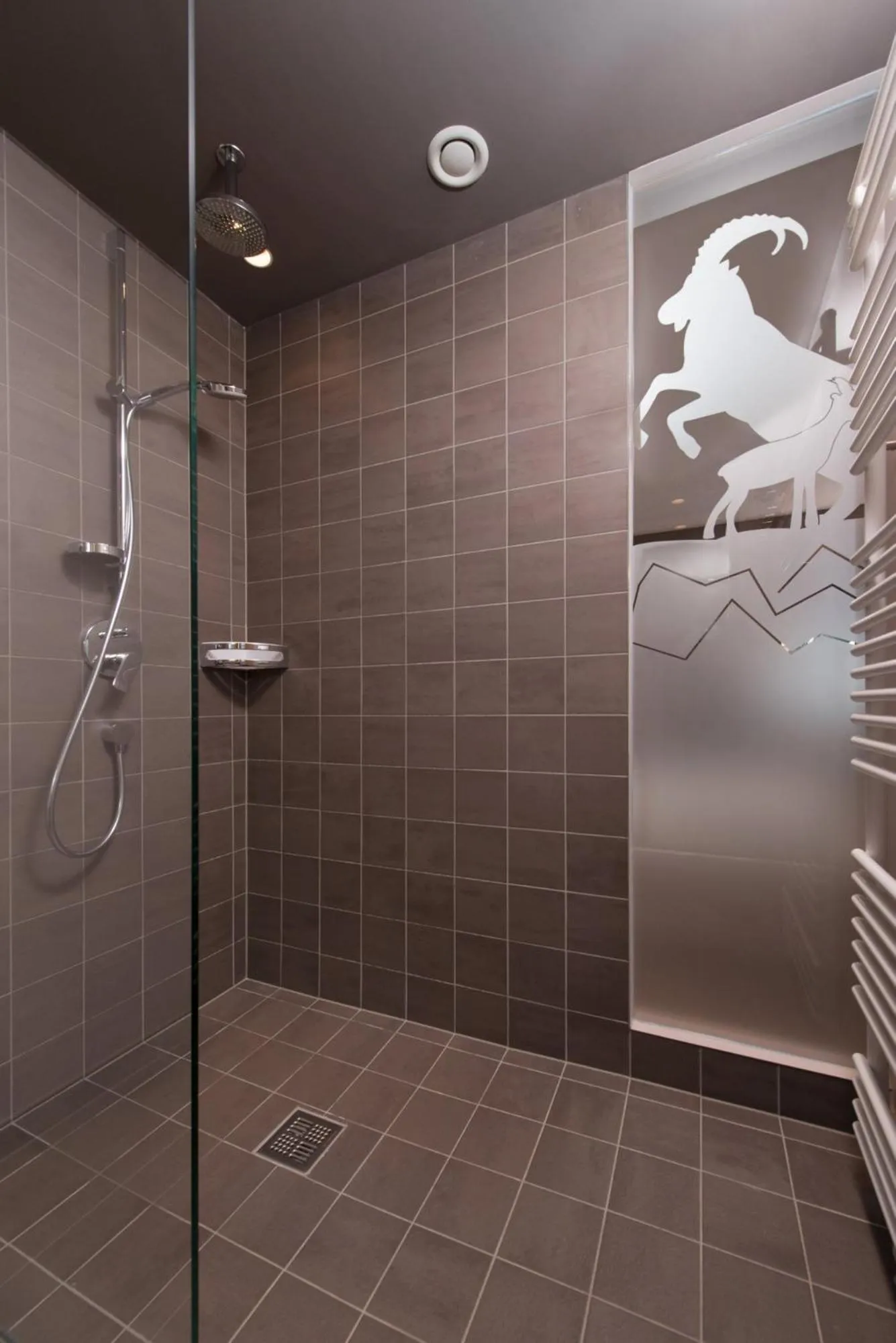 Shower in Familotel Alphotel