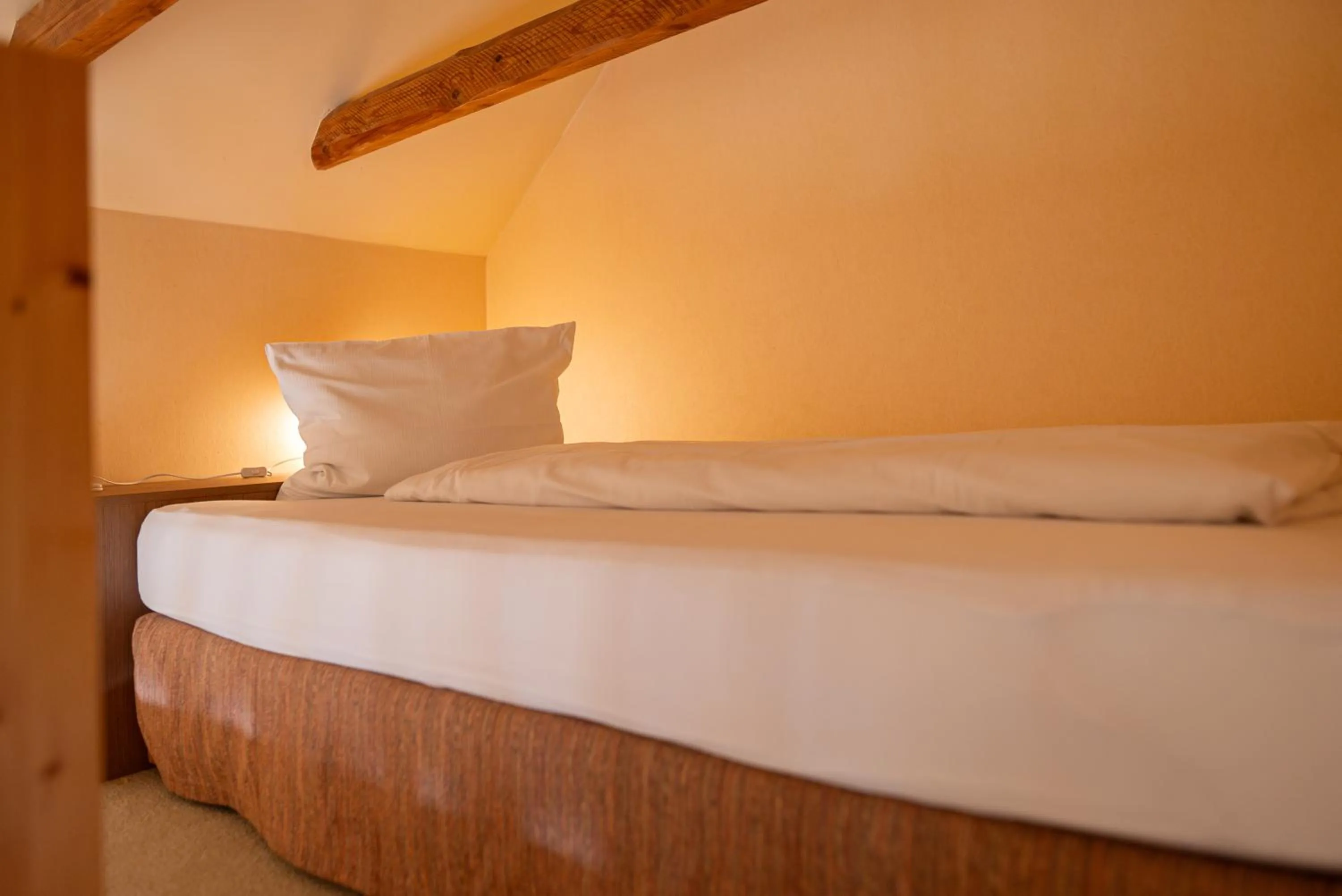 Bed in Hotel Seeblick