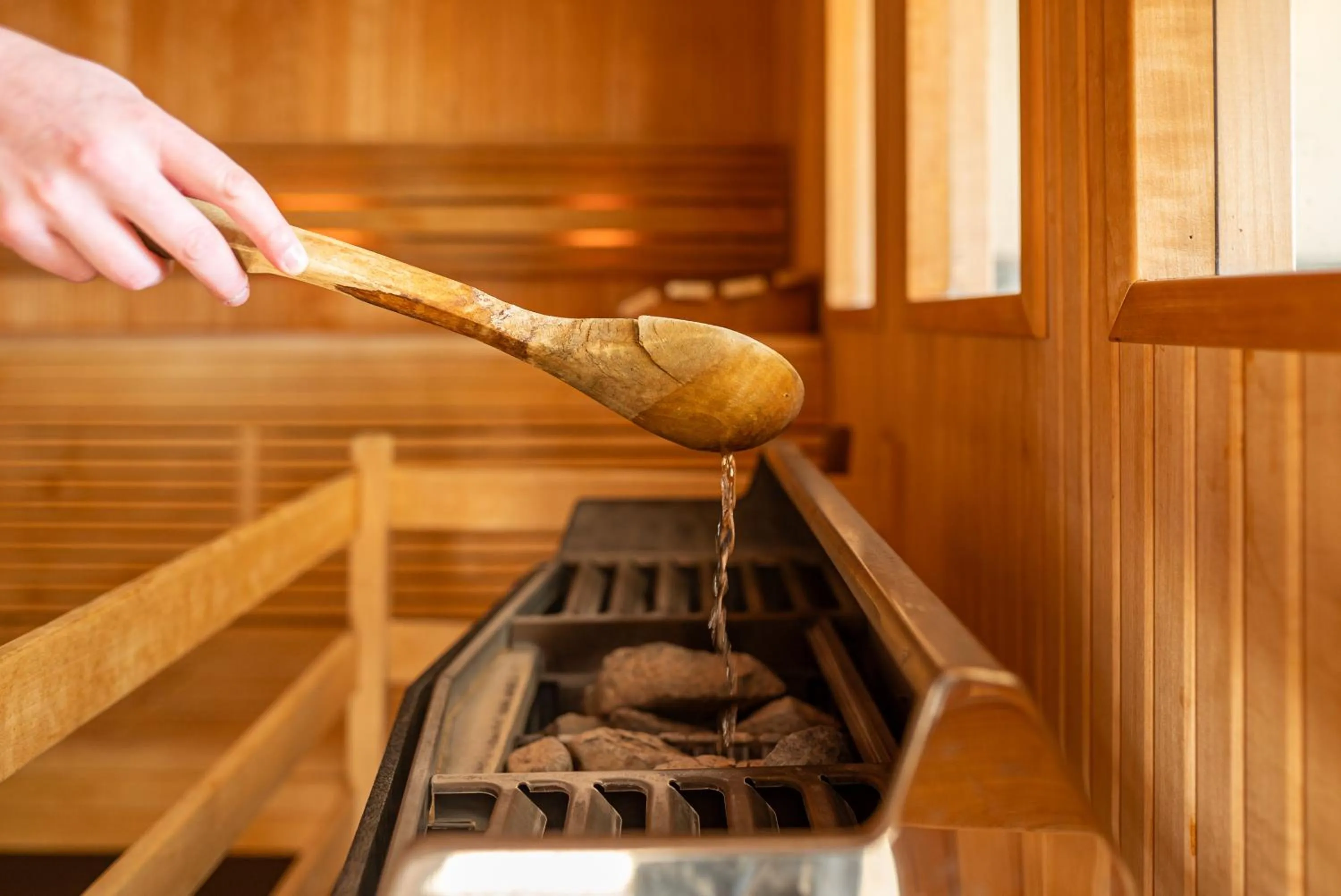 Sauna in Hotel Seeblick