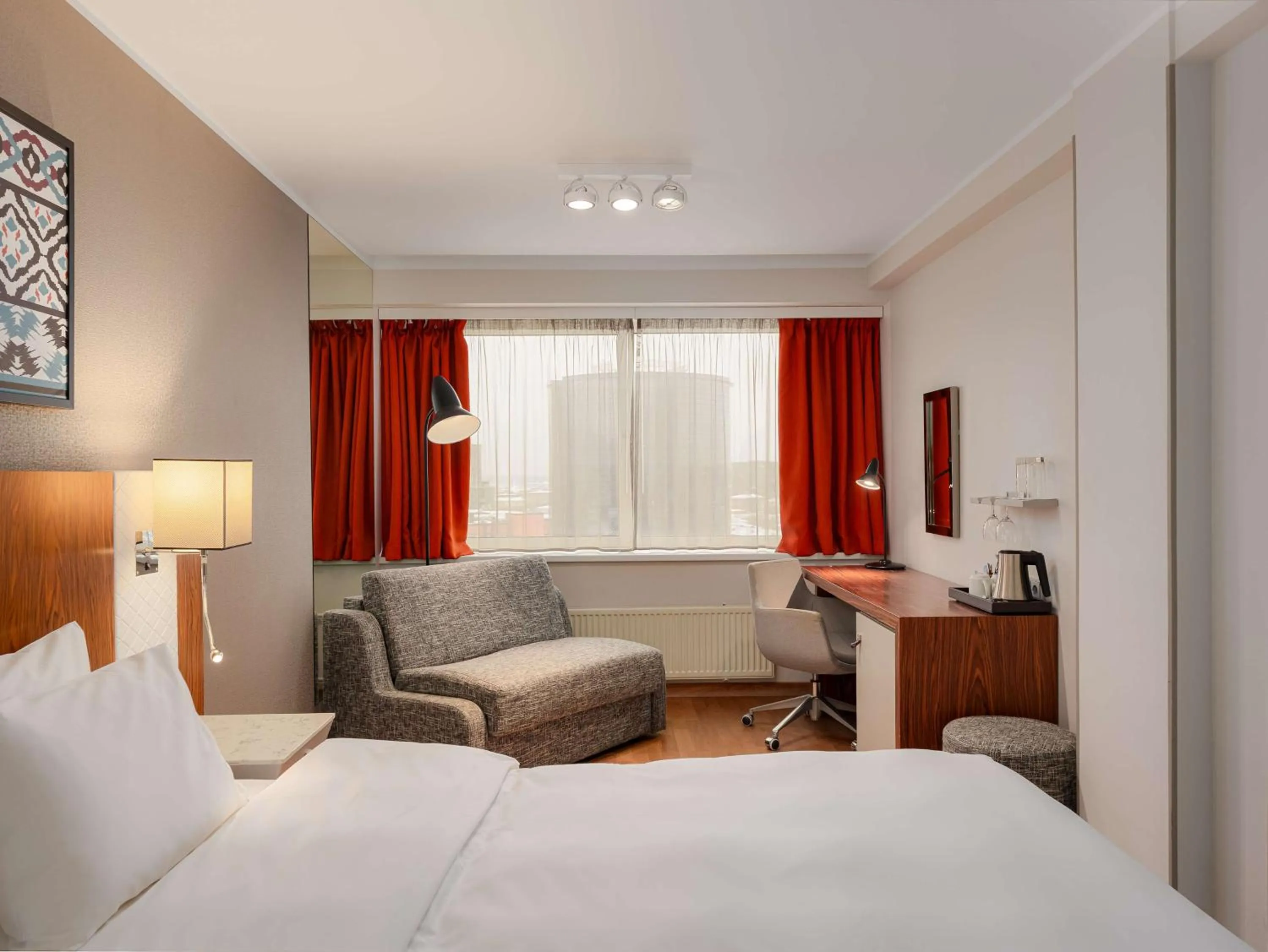 Bedroom, Bed in Radisson Blu Hotel Olümpia