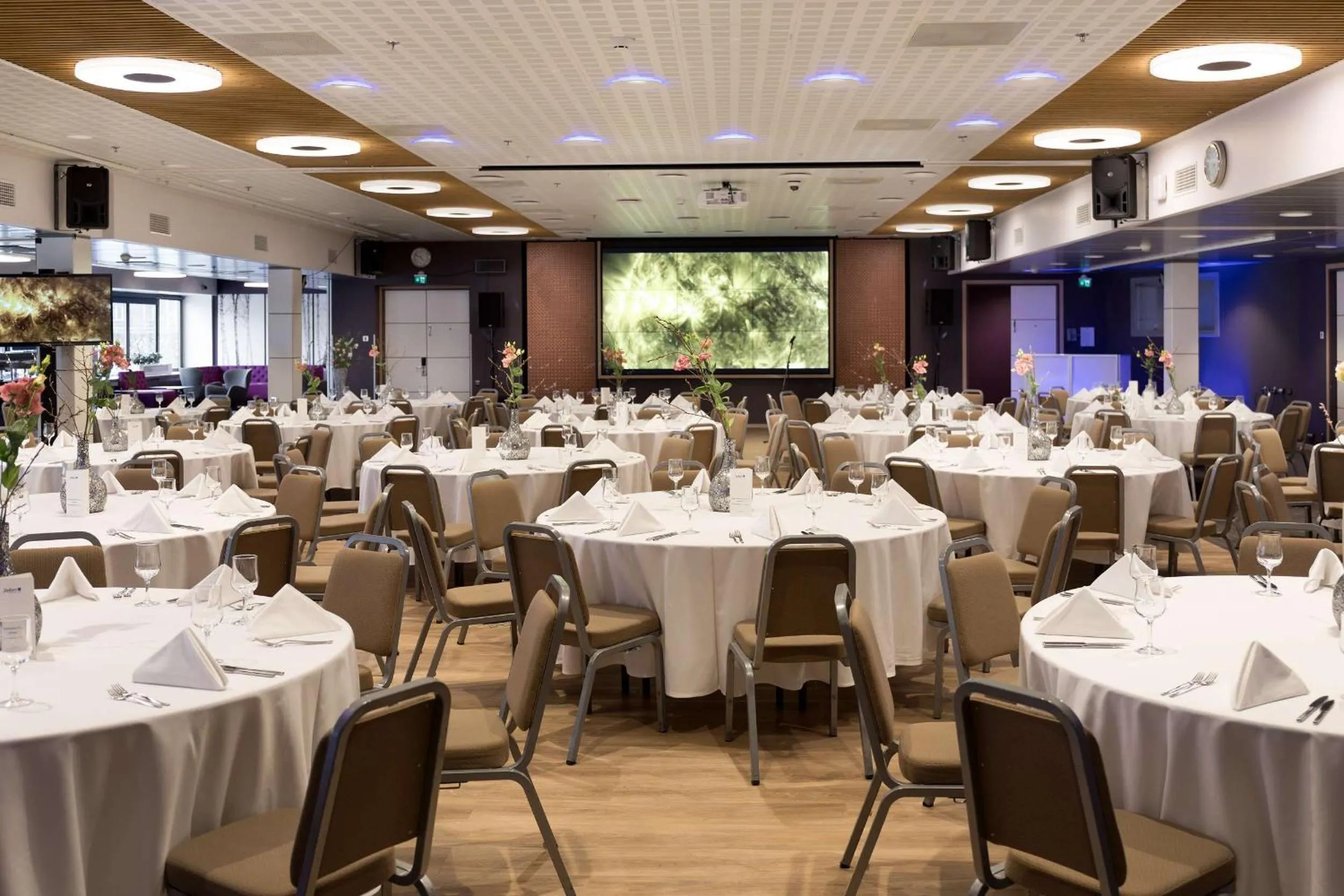 On site in Radisson Blu Hotel Olümpia