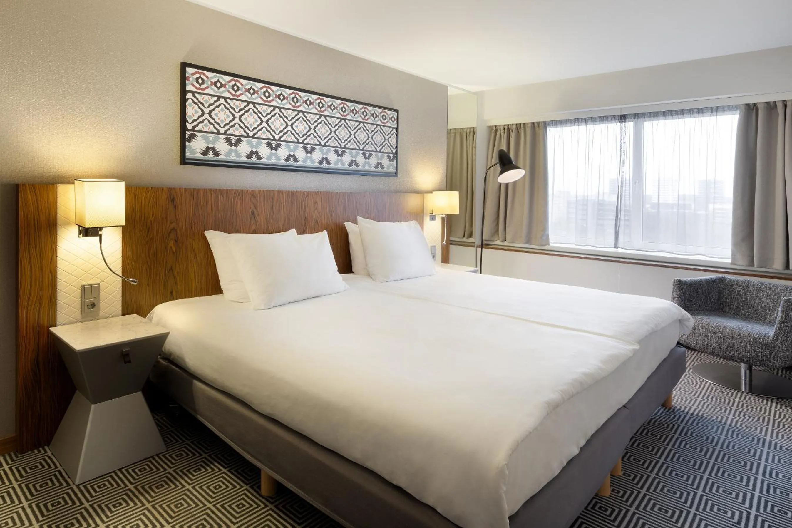 Bed in Radisson Blu Hotel Olümpia